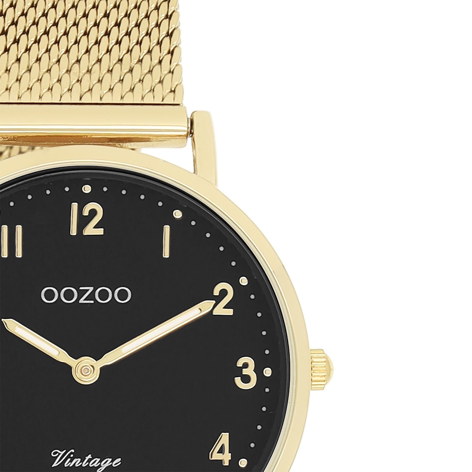 OOZOO Quarzuhr Oozoo Unisex Armbanduhr Vintage Series, (Analoguhr), Damen, Herrenuhr rund, mittel (ca. 32mm) Metallarmband, Fashion-Style