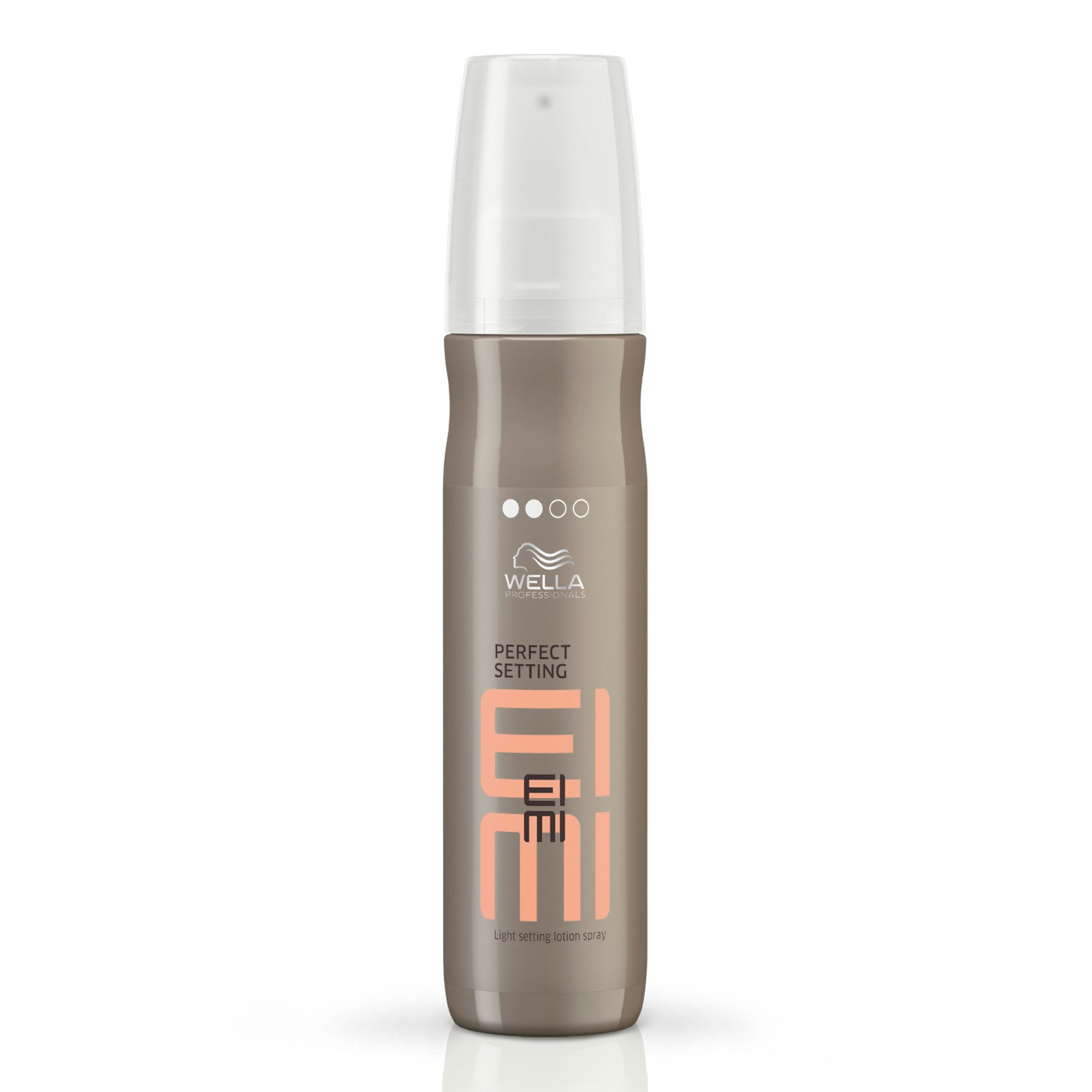 Wella Professionals Haarpflege-Spray EIMI Perfect Setting Sprühfestiger, mittlerer Halt, mehr Volumen, ultimativer Glanz, schützt vor Föhnhitze