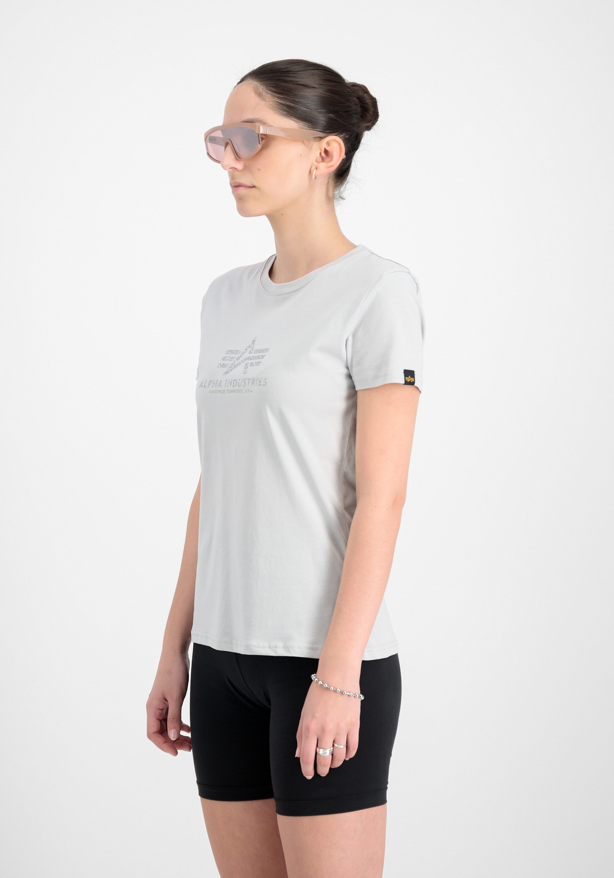 Alpha Industries T-Shirt New Basic T-Shirt BL Glitter W