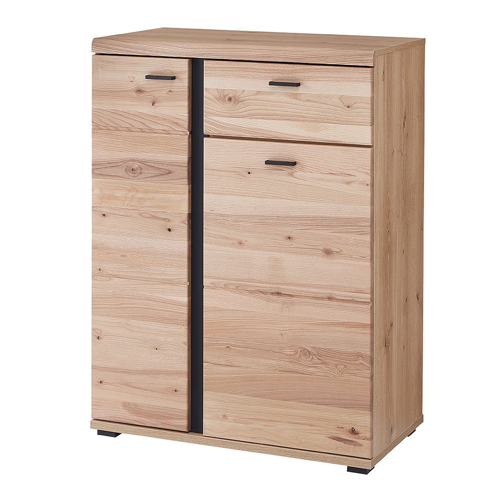 Lomadox Schuhschrank SARINA-36 in Altesche massiv, ca. 80/107/40 cm
