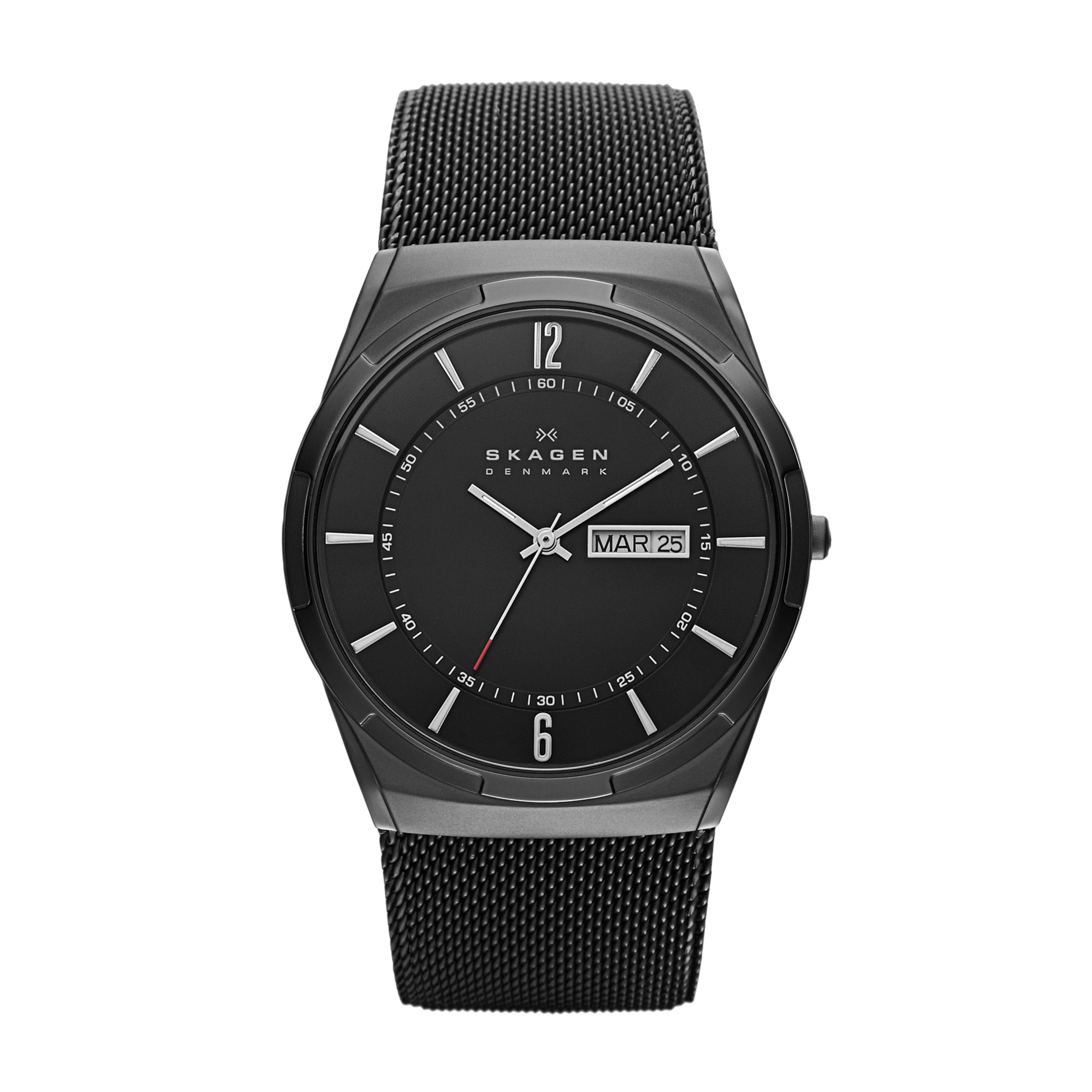 SKAGEN Quarzuhr Armbanduhr Edelstahl