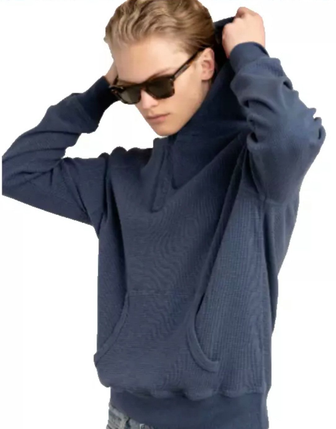 Polo Ralph Lauren Strickpullover Sweatshirt Kapuzen Strick Pullover Sweater Hoodie Kängurutasche, Kapuze mit Kordelzug,Rippbündchen