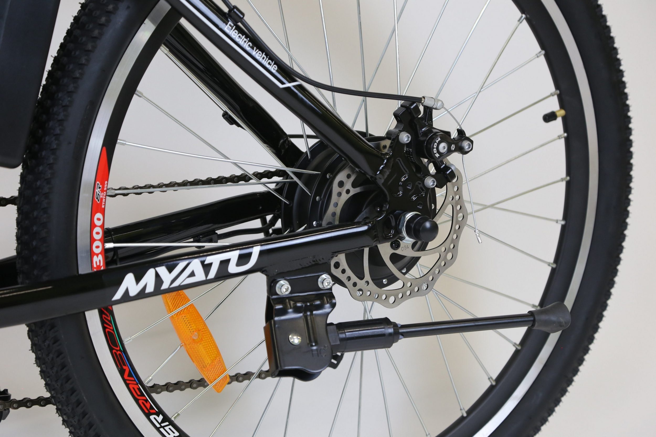 Myatu E-Bike Motoren, 12.5Ah Heckmontierte Mit MYT-1907P Batterieladegerät), 25km/h, 21 Shimano Kettenschaltung, (Set, Gang, 21-Gang-Getriebe,Schwarz