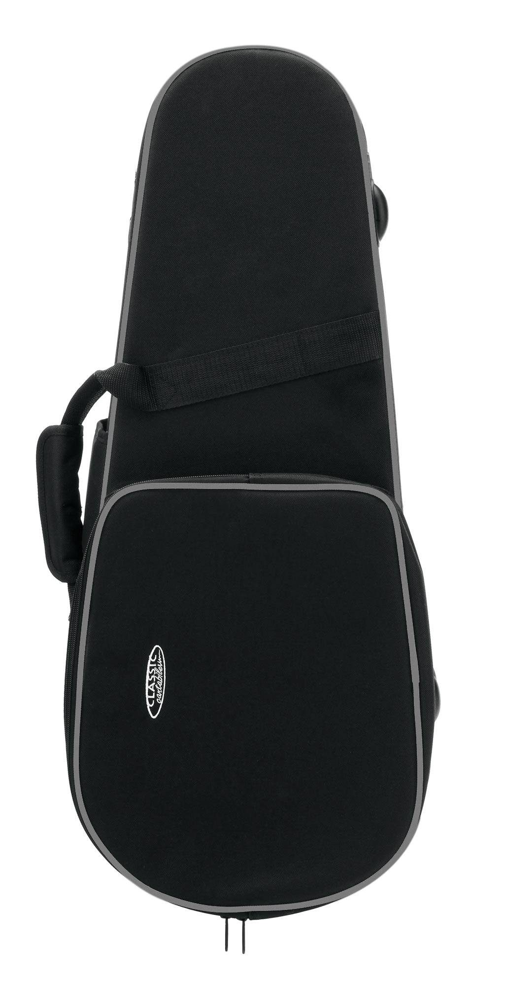 Classic Cantabile Ukulelen-Koffer für Konzert-Ukulele, Weiche Polsterung mit Fixierung für den Instrumentenhals