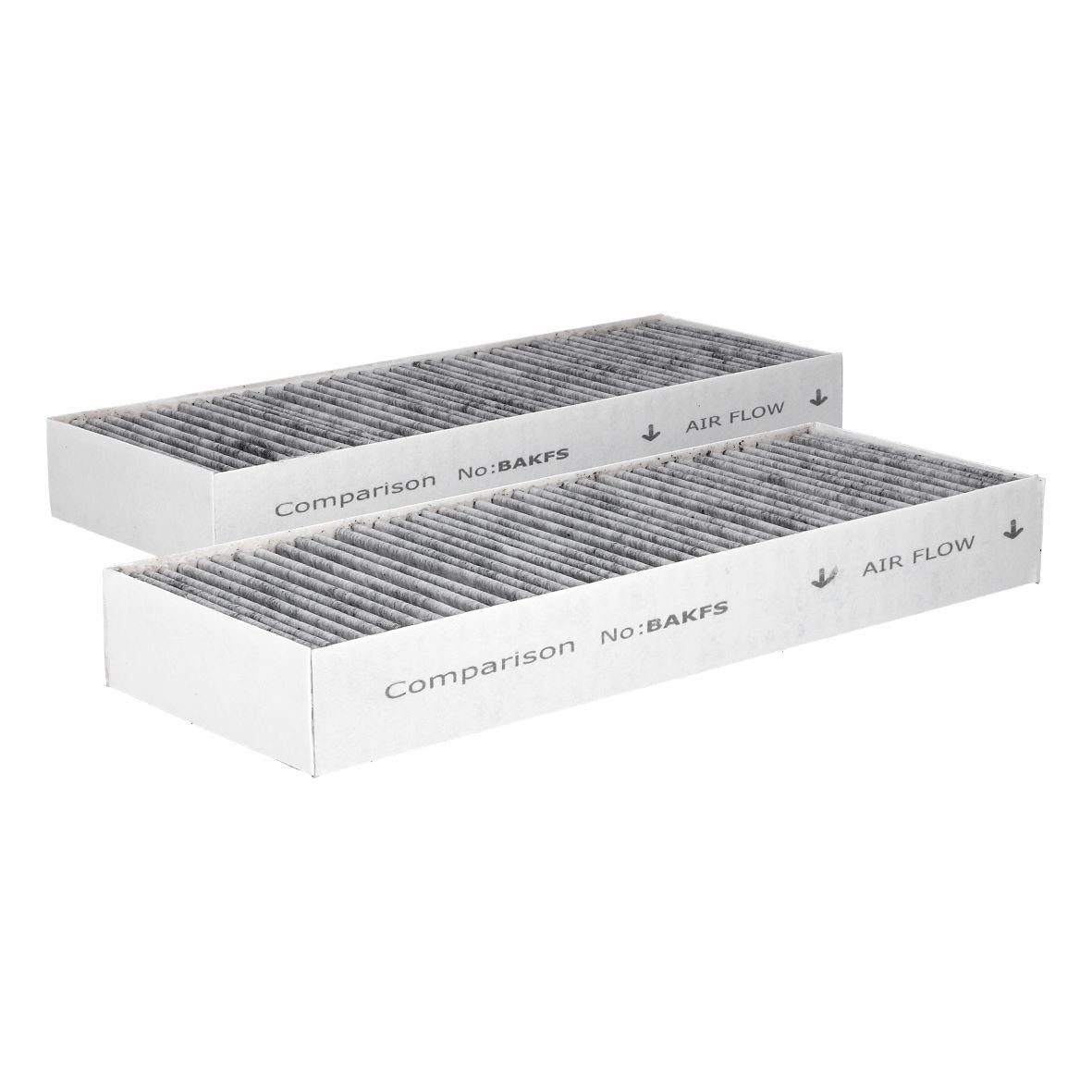EUROPART Fettfilter 10084196 Geruchsfilter Set wie BORA BAKFS, Zubehör für Dunstabzugshaube
