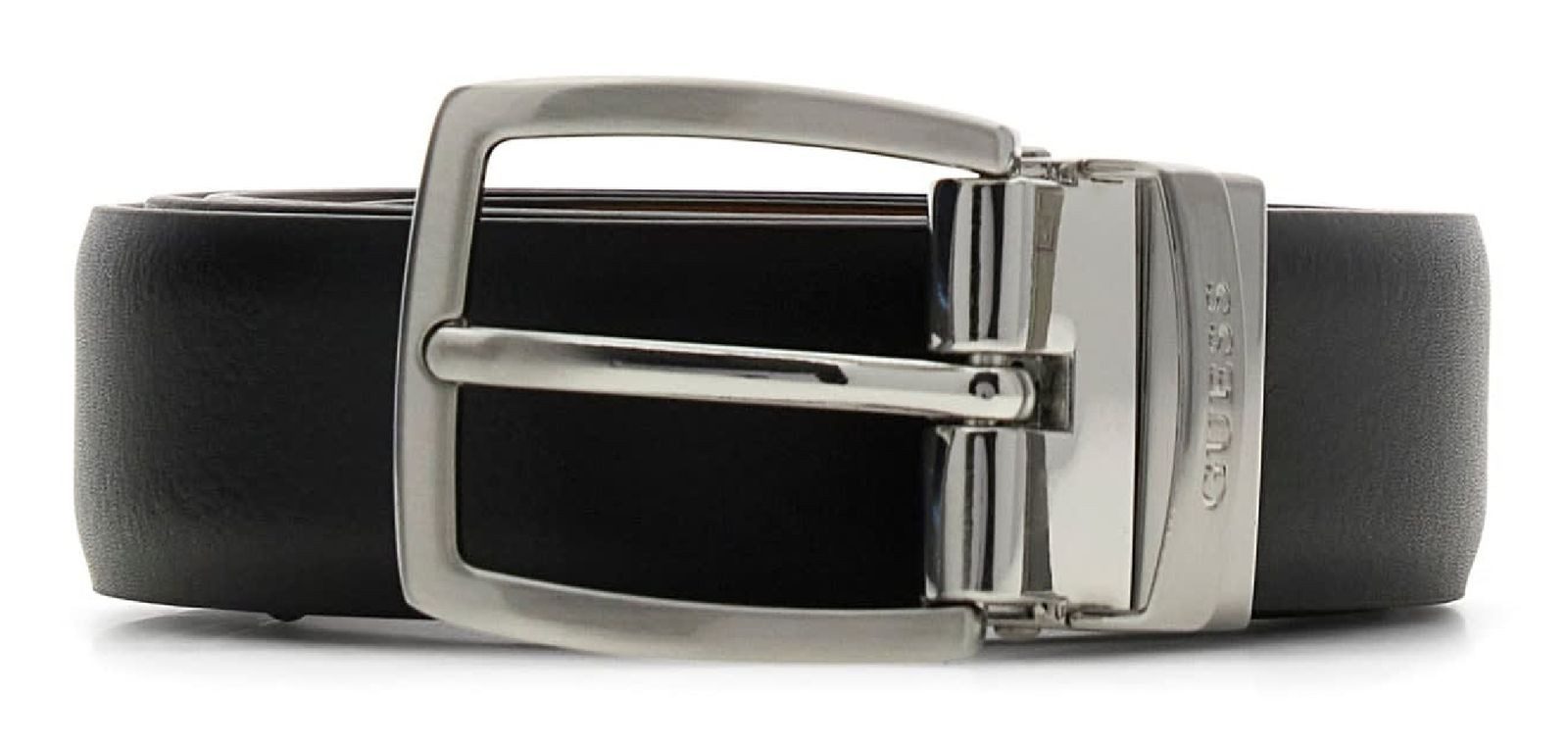 Guess Synthetikgürtel Reversible And Adjustable H30 Belt aus echtem Rindsleder
