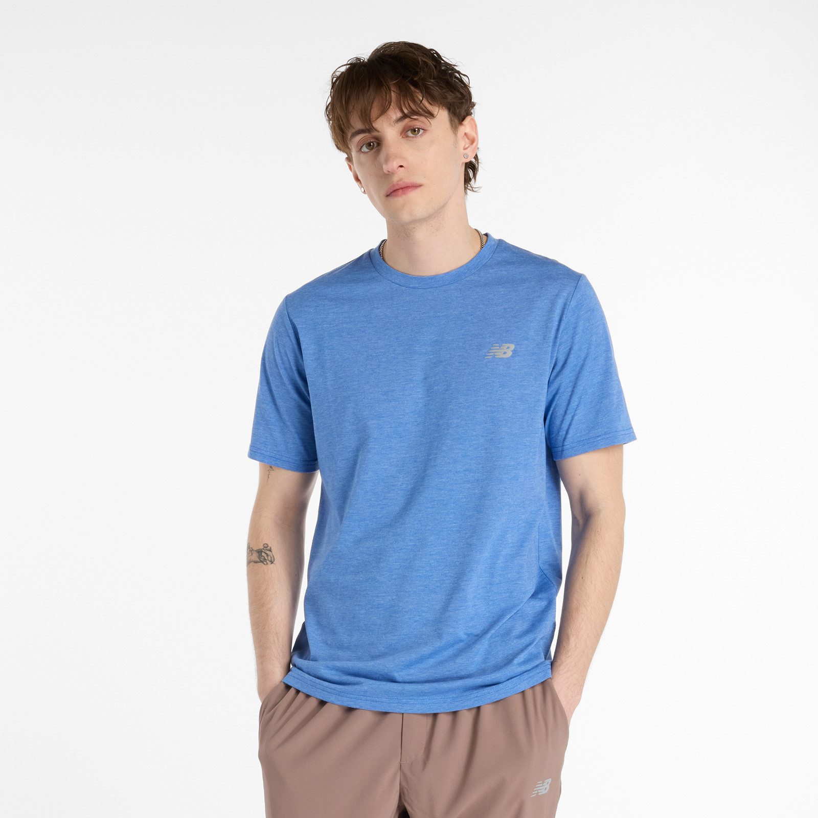 New Balance T-Shirt Sport Essentials Heathertech günstig online kaufen