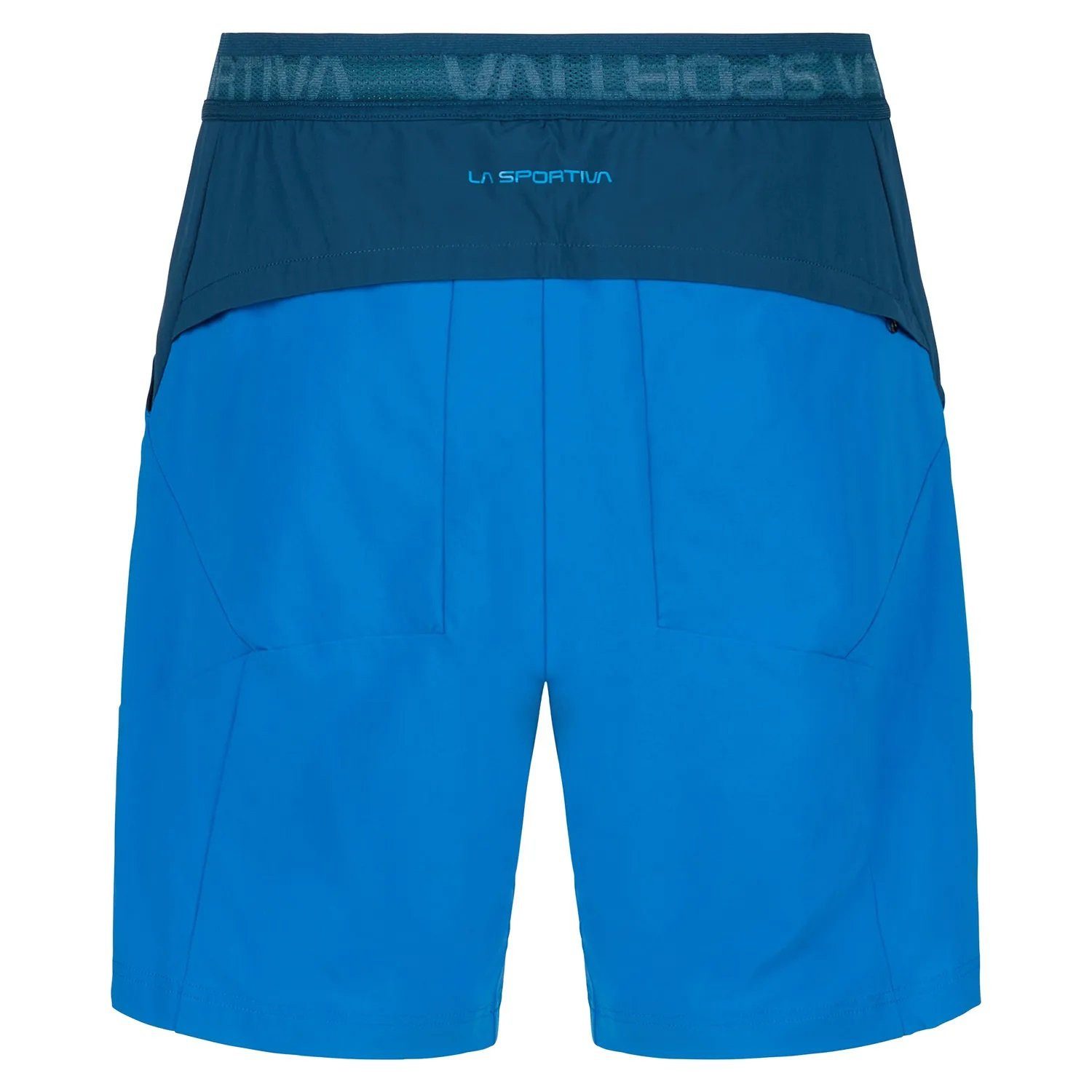 La Sportiva Trekkinghose Wanderhose Guard Short (elastischer Bund mit Kordelzug) kurz blau