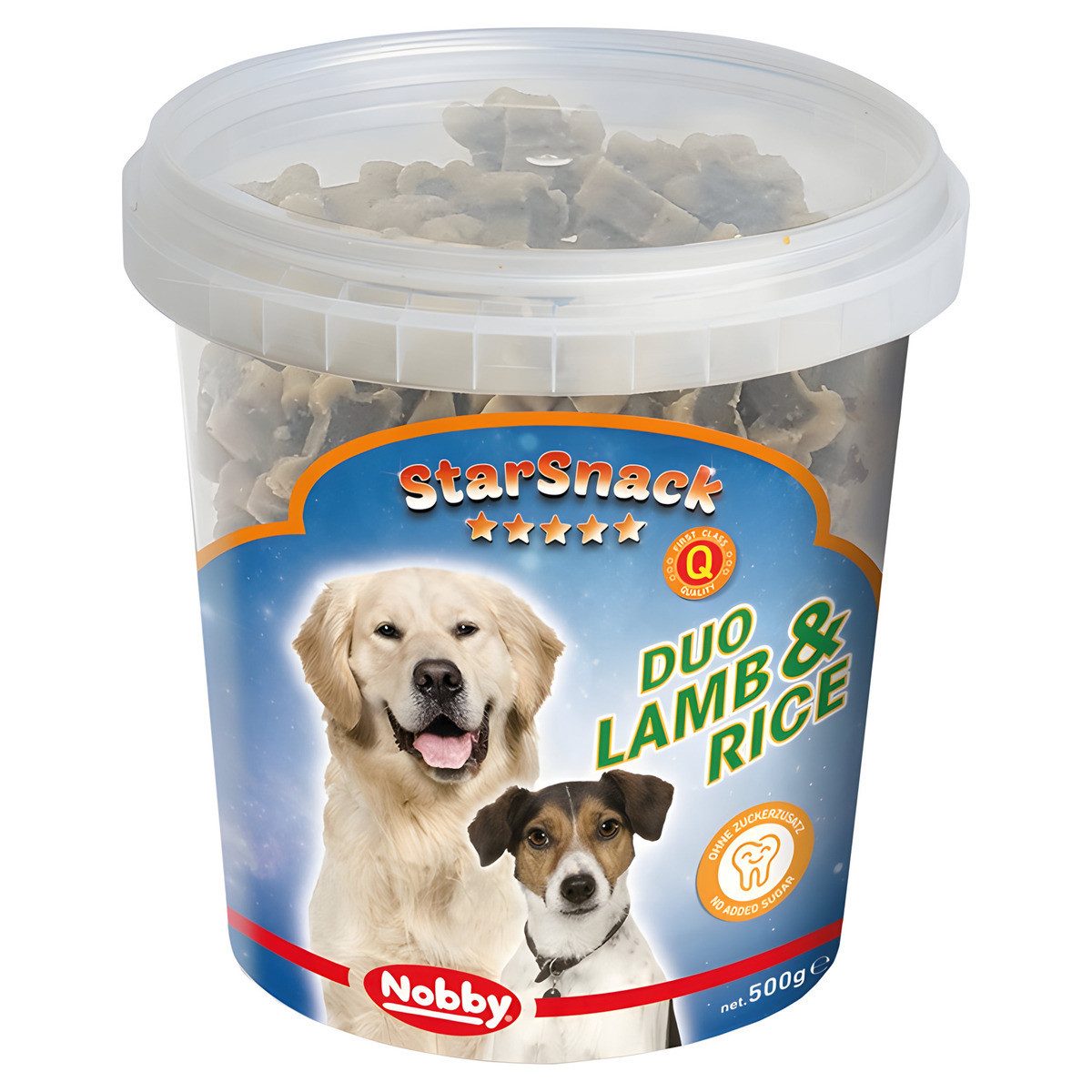 Nobby Starsnack Duo Lamb & Rice Dose 500 g, für: Hund
