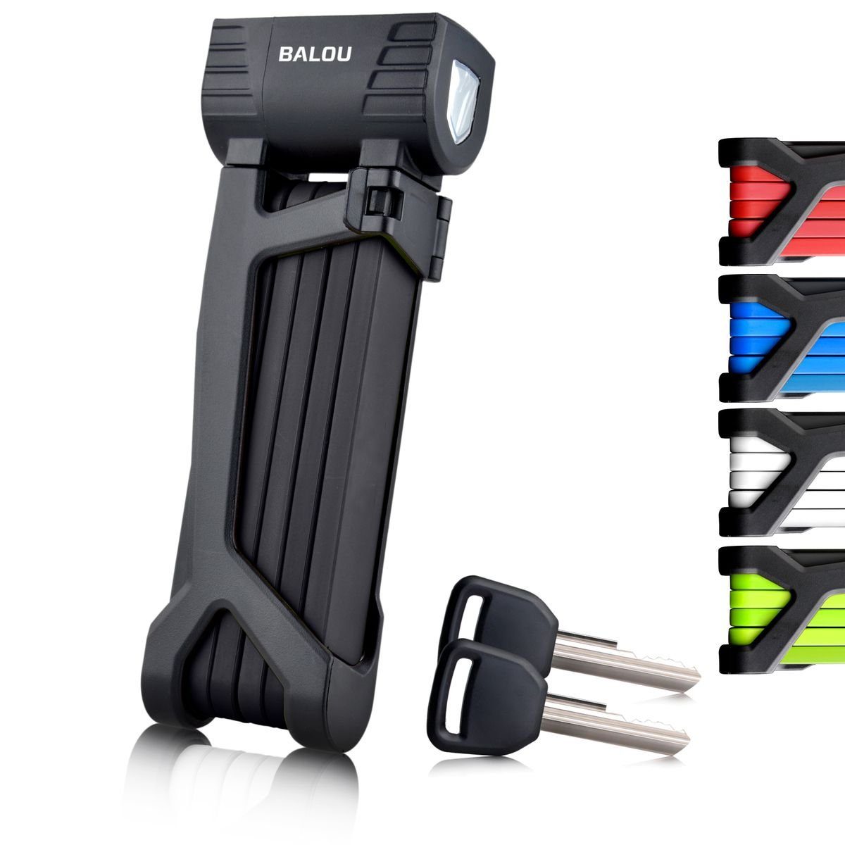 BALOU Faltschloss BALOU Faltschloss, in 5 verschiedenen Farben