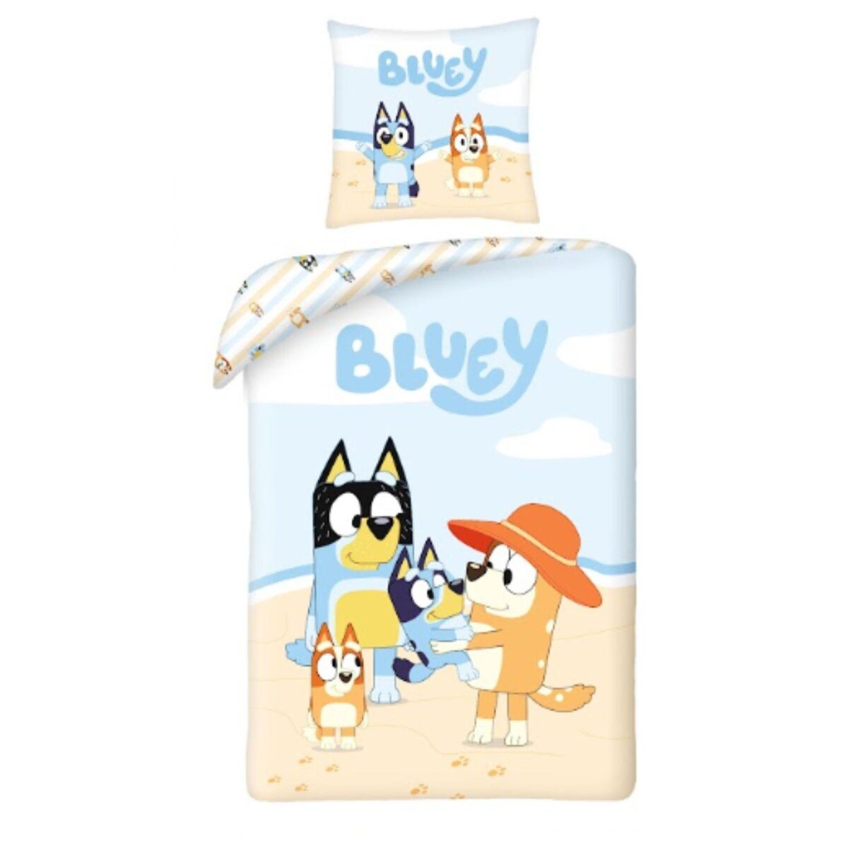 Bluey Kinderbettwäsche Bluey Bettwäsche-Set Bettbezug 140x200cm 60x70cm, Pe günstig online kaufen