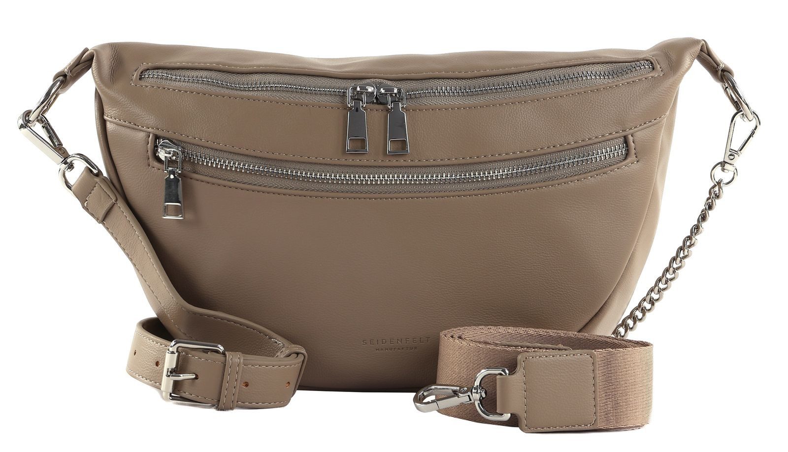 Sac Bandoulière Seidenfelt Manufaktur Herrvik L - Anthracite/or, Polyuréthane, Neuf Avec étiquettes