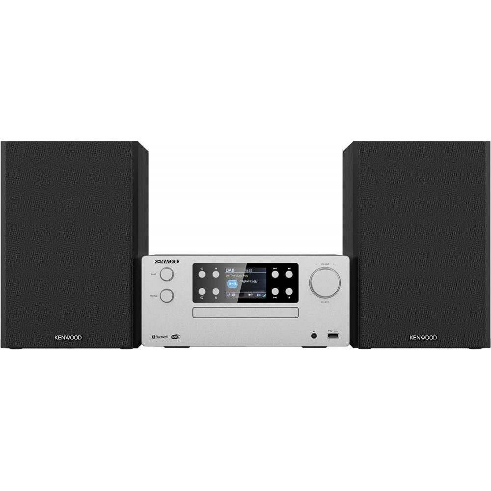 Microanlage - Microanlage aluminium Kenwood M-925DAB-S - frosted