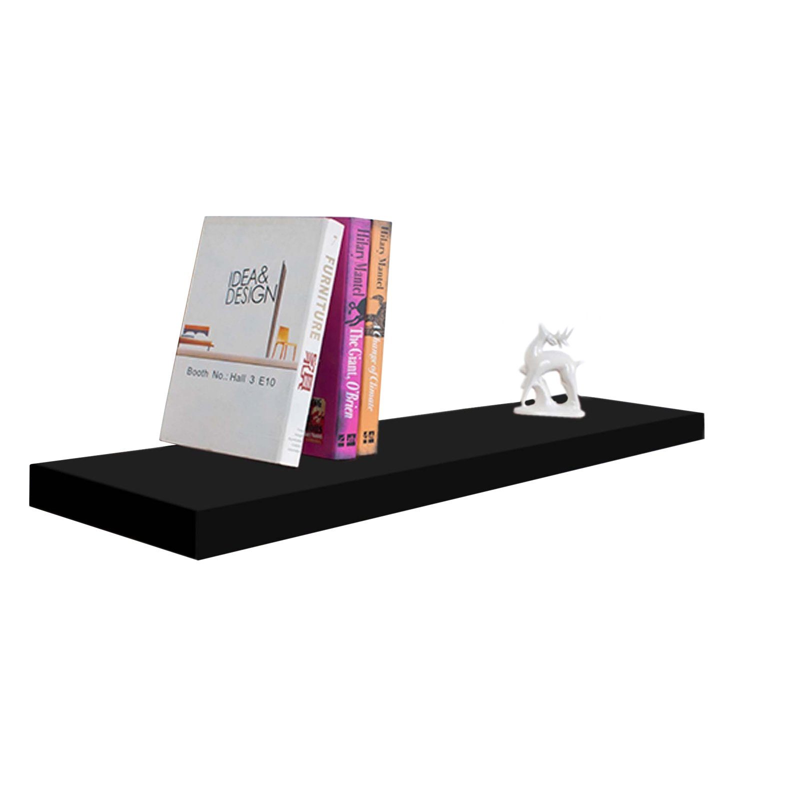 HTI-Living Wandregal Wandregal 120 cm Altona Schwarz, Stück 1-tlg., Wandreg günstig online kaufen