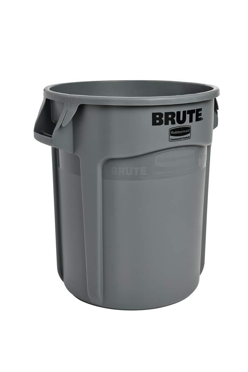 Rubbermaid Mülltrennsystem Rubbermaid BRUTE®-Behälter mit Lüftungskanälen, 76 l, grau