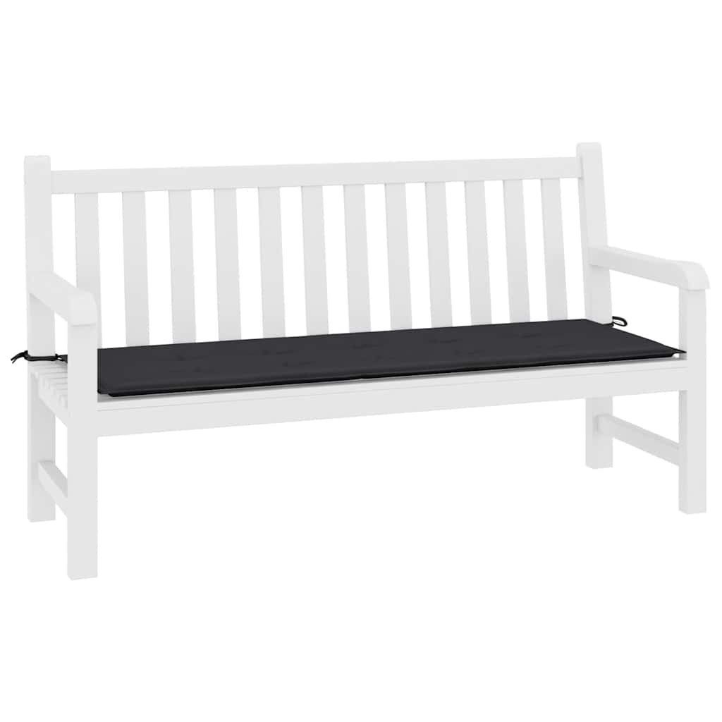 vidaXL Sitzauflage Gartenbank-Auflage Schwarz 200x50x4 cm günstig online kaufen