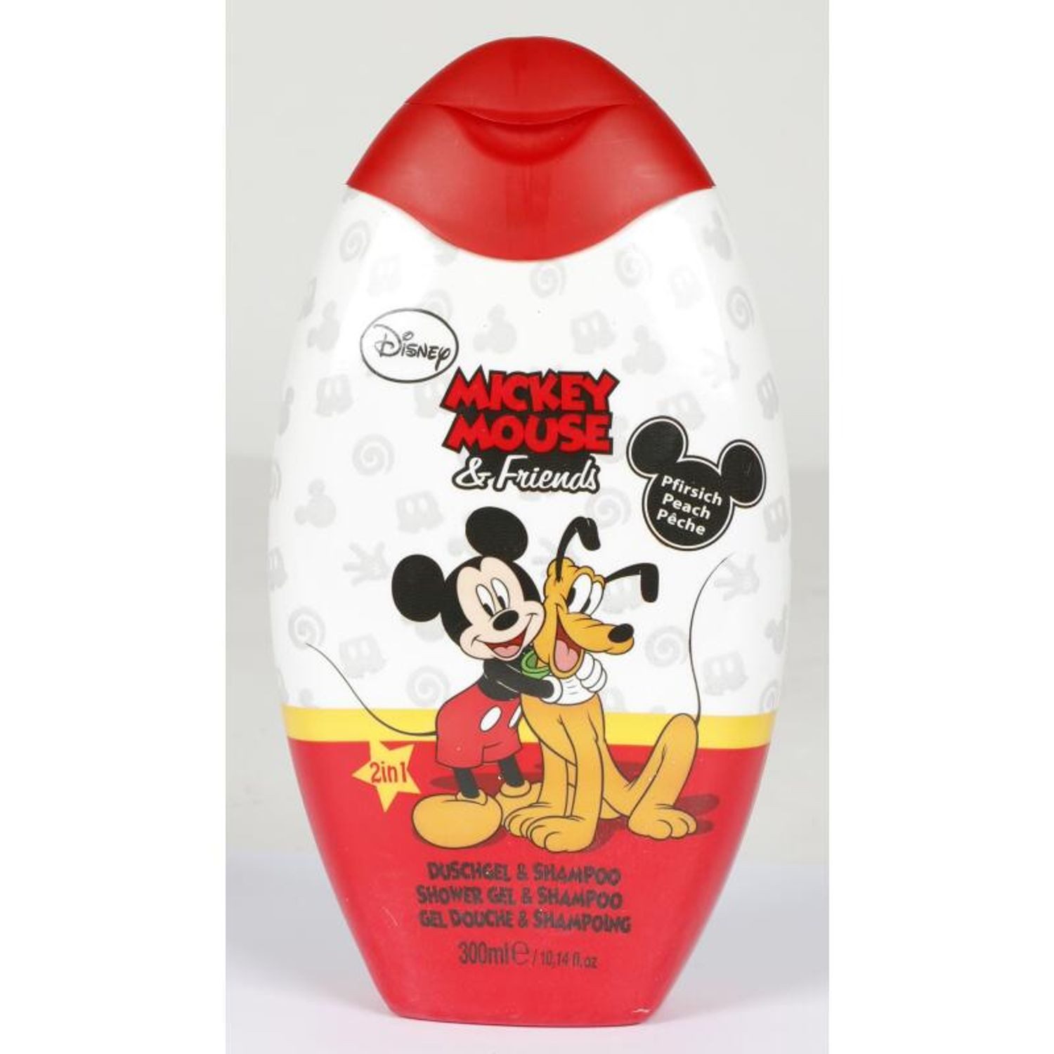 Max Brands Duschgel 12x 300ml Disney Mickey Mouse & Friends Shampoo Duschgel 2in1 Haare Kö