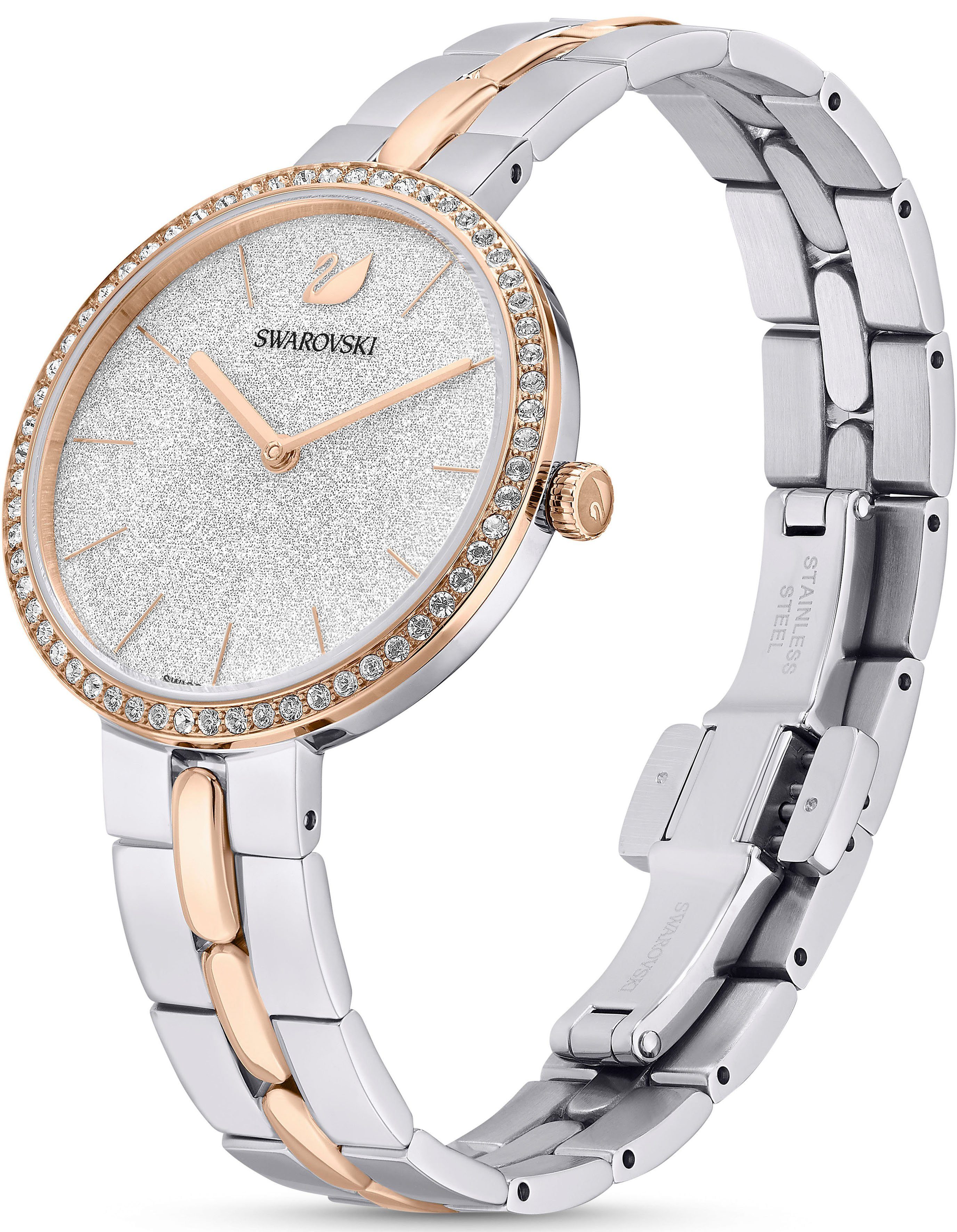 Swarovski Quarzuhr COSMOPOLITAN 5644081, Armbanduhr, Damenuhr, Swarovski-Kristalle, Swiss Made