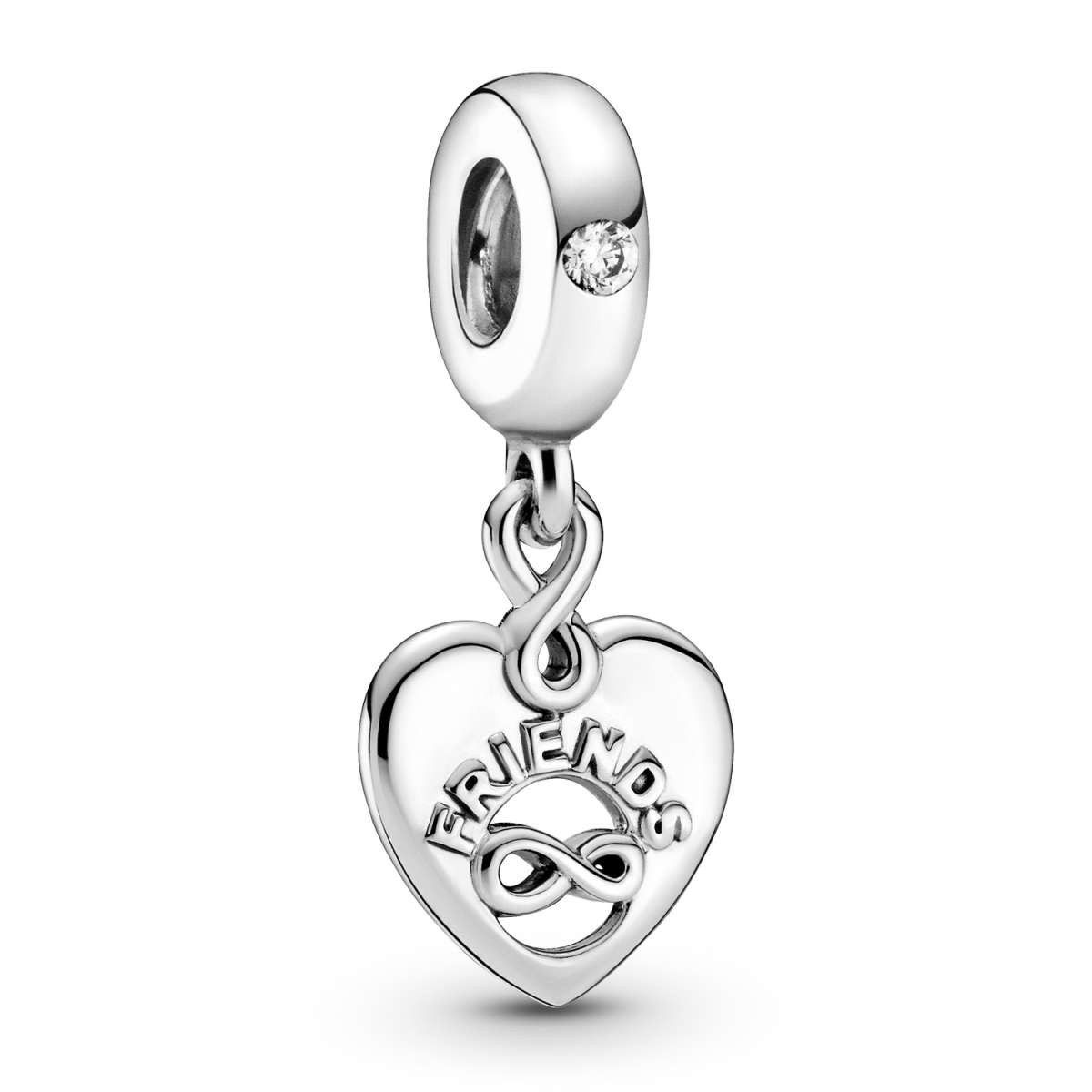 Pandora Bead 799294C01, Silber Anhänger Freunde für immer Herz