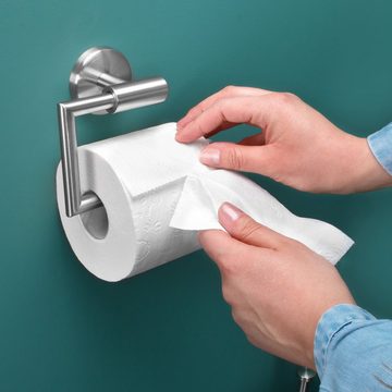 bremermann Toilettenpapierhalter Bad-Serie PIAZZA - mit Klebeset