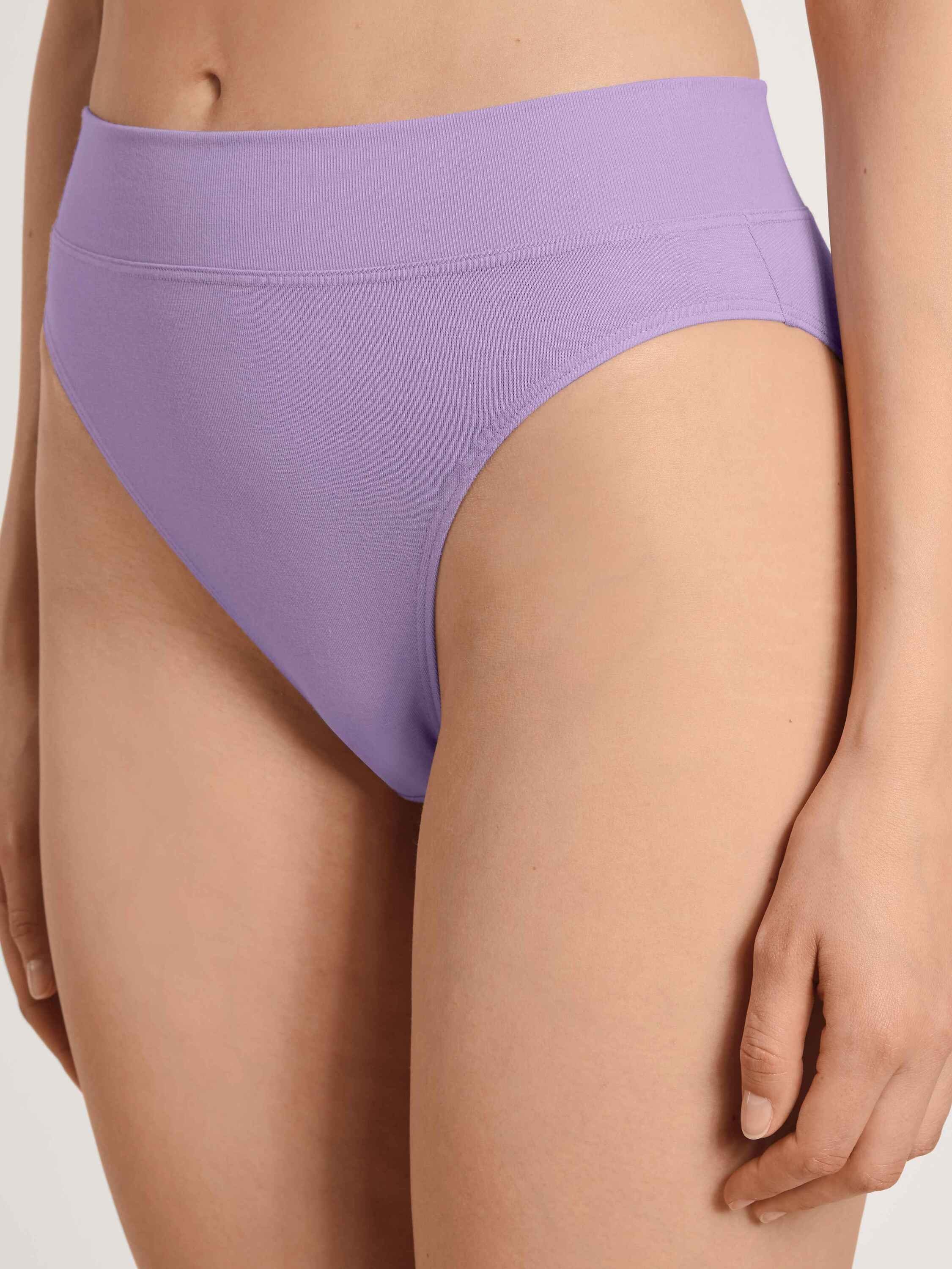 (1-St) Slip waist CALIDA digital mit lavender high Softbund, Taillenslip