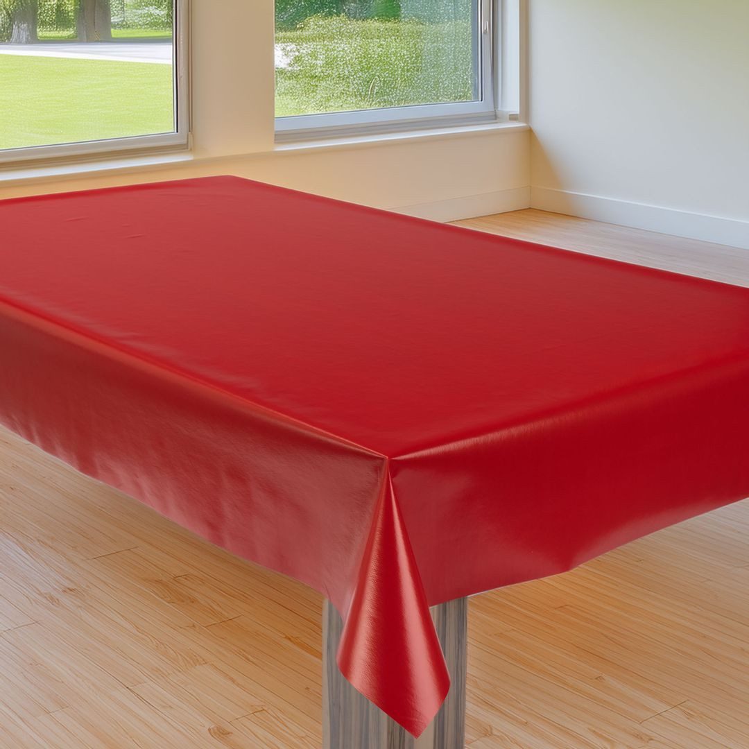 laro Tischdecke Wachstuchtischdecke Uni Style PVC Eckig – Bild 3 von 5