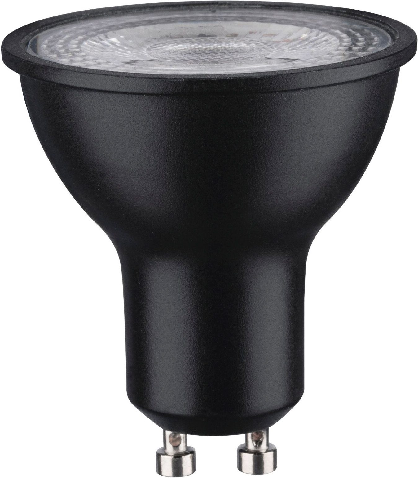 Paulmann LED-Leuchtmittel 750lm 4000K 36° schwarz matt dim 8W 230V RAL9004, GU10, 1 St., Neutralweiß, Dimmbar