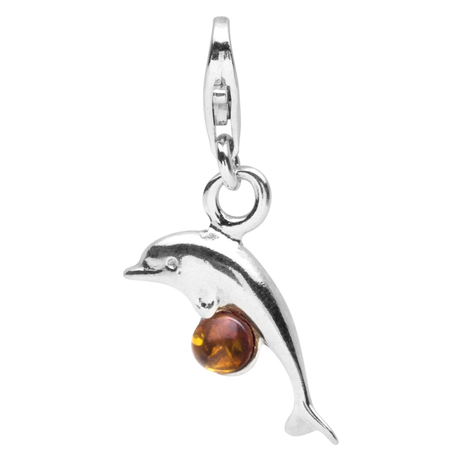 OSTSEE-SCHMUCK Kettenanhänger Ostsee-Schmuck Charm-Einhänger Delphin Charm- günstig online kaufen
