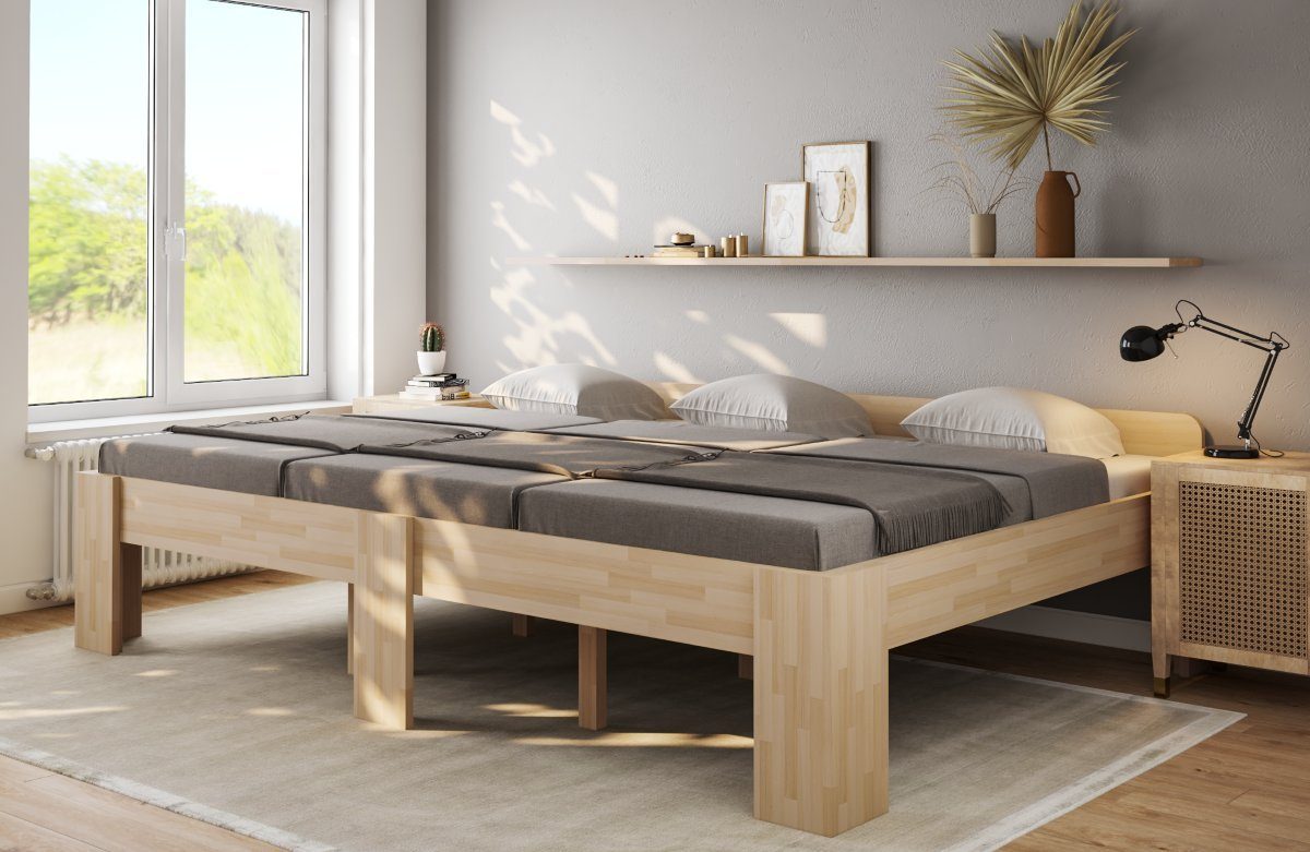 bv-vertrieb Bett Familienbett Buche Bett Eltern Kinder Komfortbett