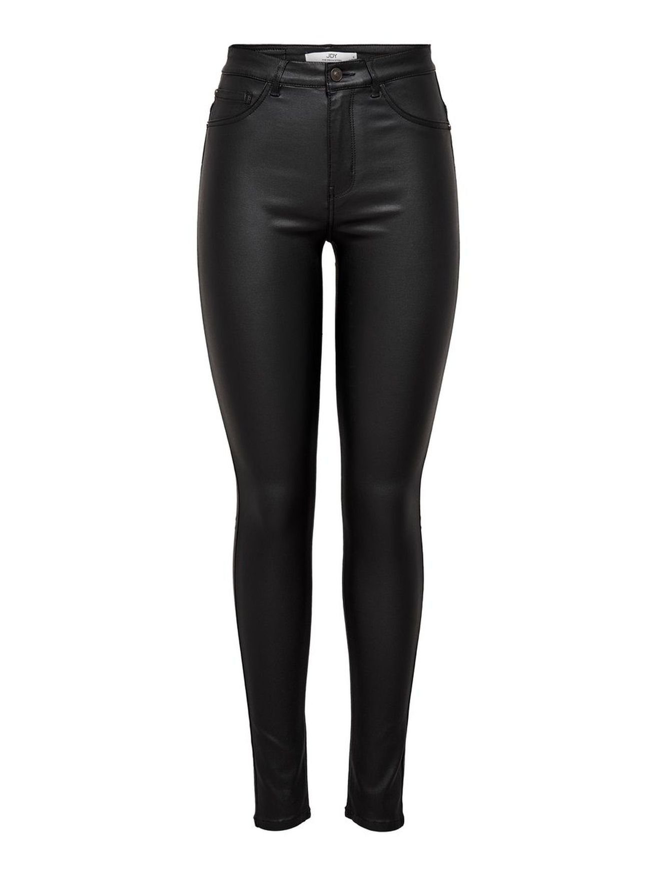 JACQUELINE de YONG Lederimitathose Skinny Джинси Leder Optik High Waist Stretch Coated Denim Pants (1-tlg) ED - SWEATY