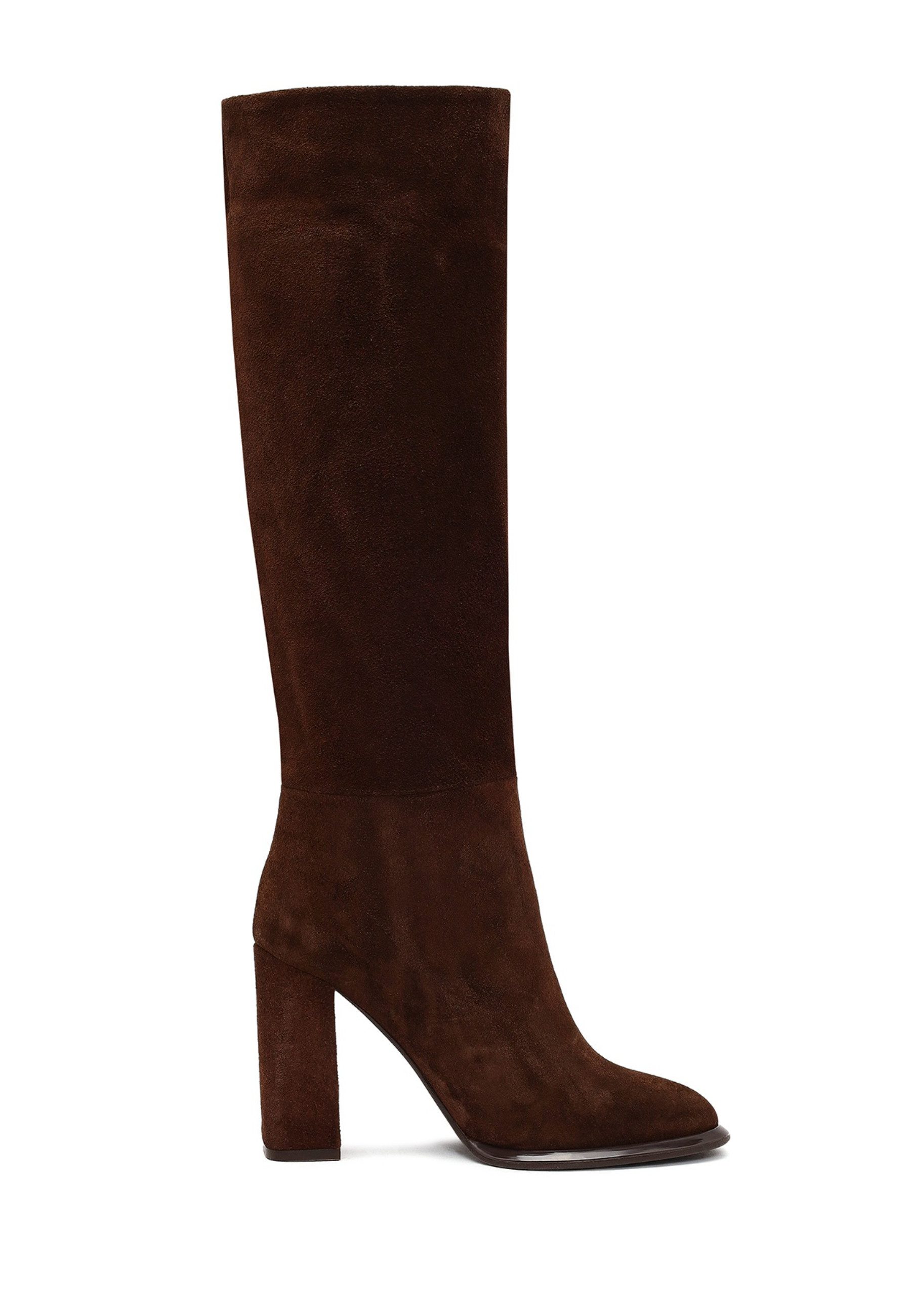 Derimod Absatzstiefel aus Veloursleder Bootsschuh