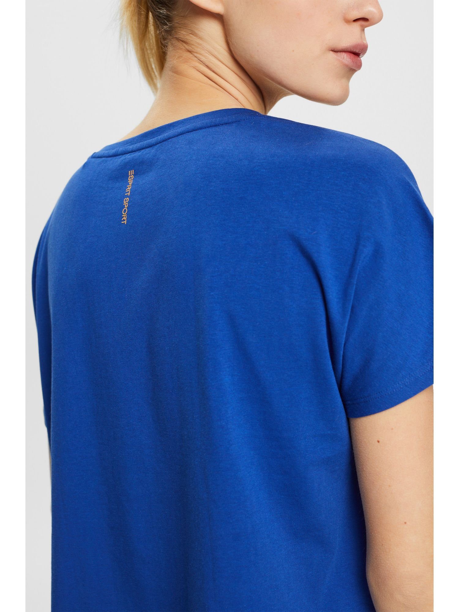 T-Shirt Cropped (1-tlg) BRIGHT T-Shirt BLUE sports esprit