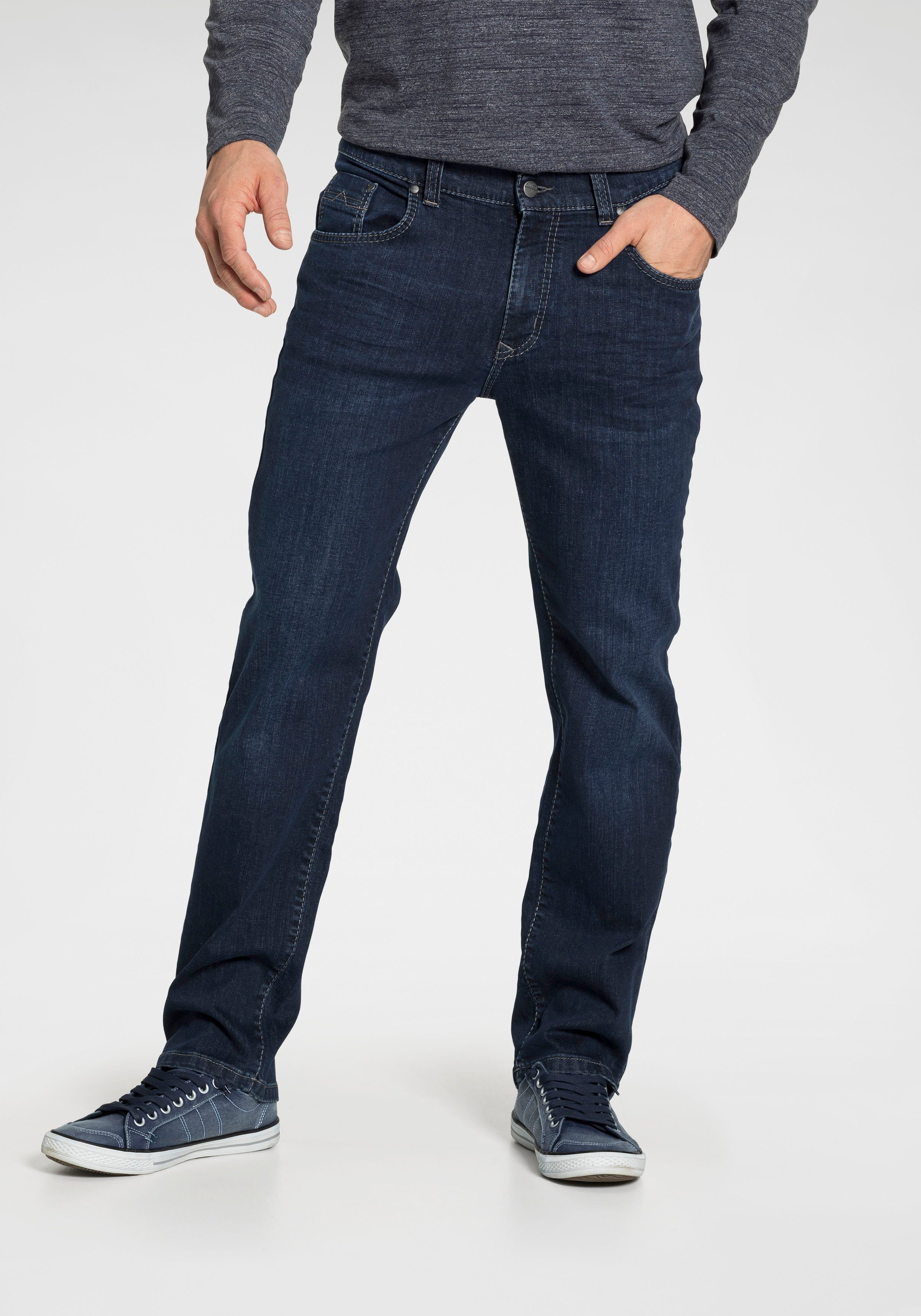 Rando Straight-Jeans Jeans Authentic Pioneer dark-blue