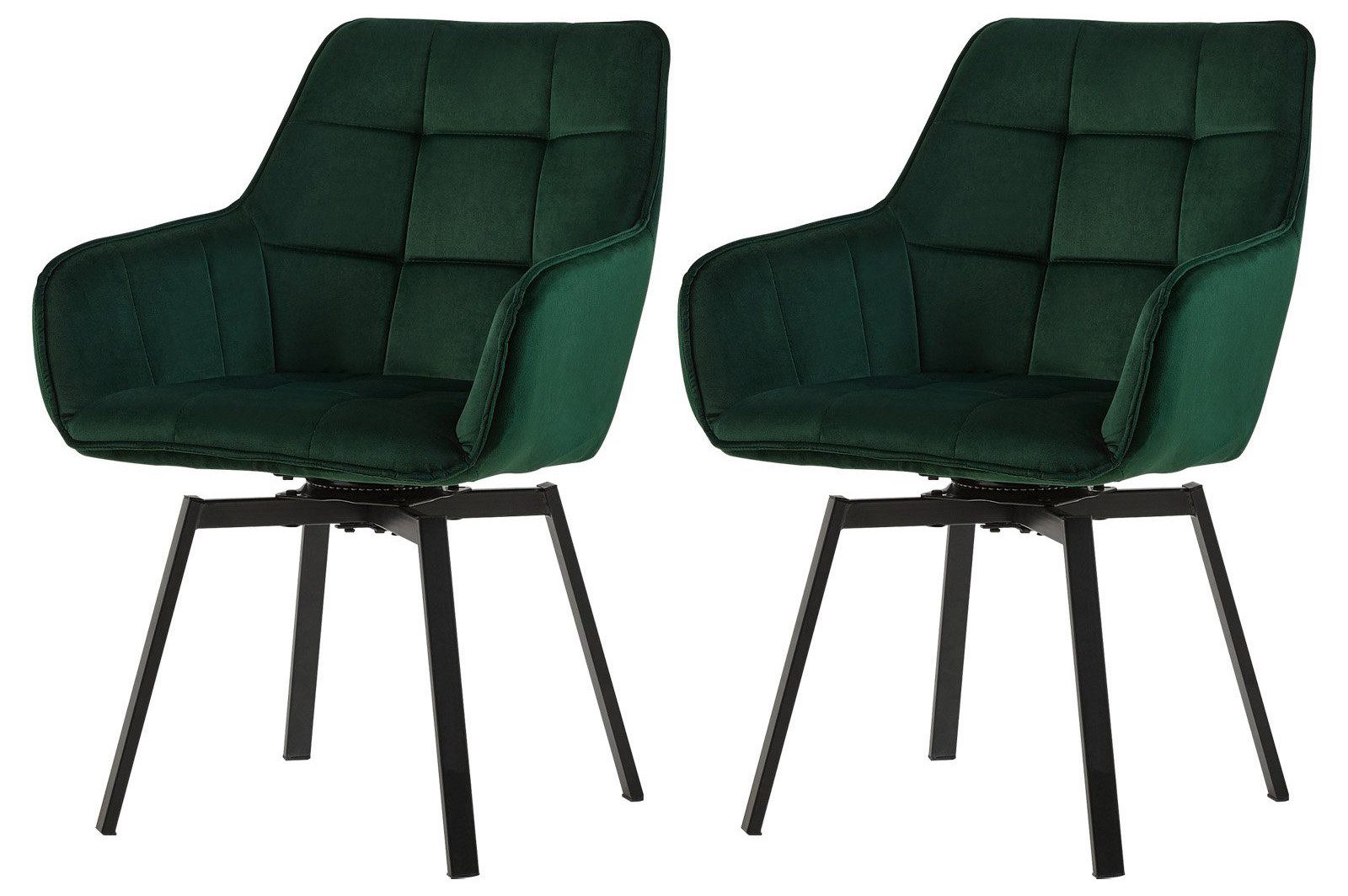 Ofcasa Esszimmerstuhl Drehstuhl (2er Set), Gepolsterter günstig online kaufen