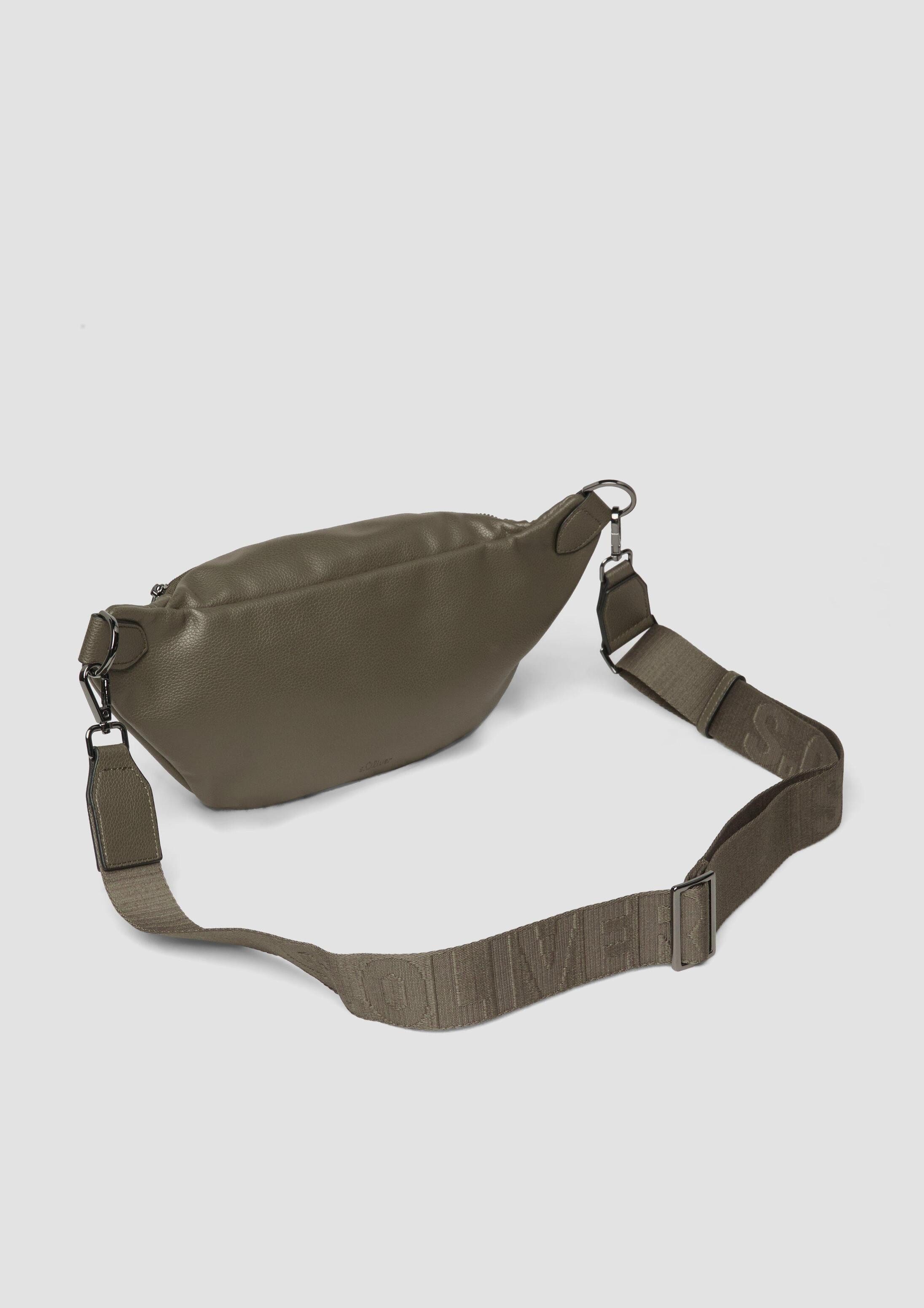 s.Oliver Gürteltasche Tasche, Crossbody-Bag mit aufgesetztem Reißverschlussfach