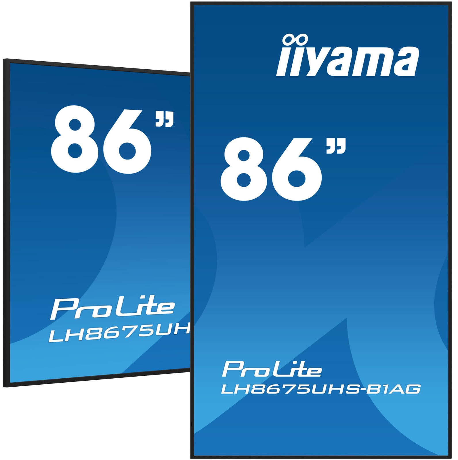 Iiyama iiyama ProLite LH8675UHS-B1AG LED-Monitor (3840 x 2160, 8 ms Reaktionszeit, 60 Hz, IPS Panel)