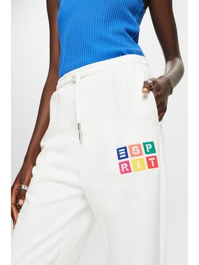 Esprit Jogger Pants Track Pants aus Bio-Baumwolle mit Logostickerei