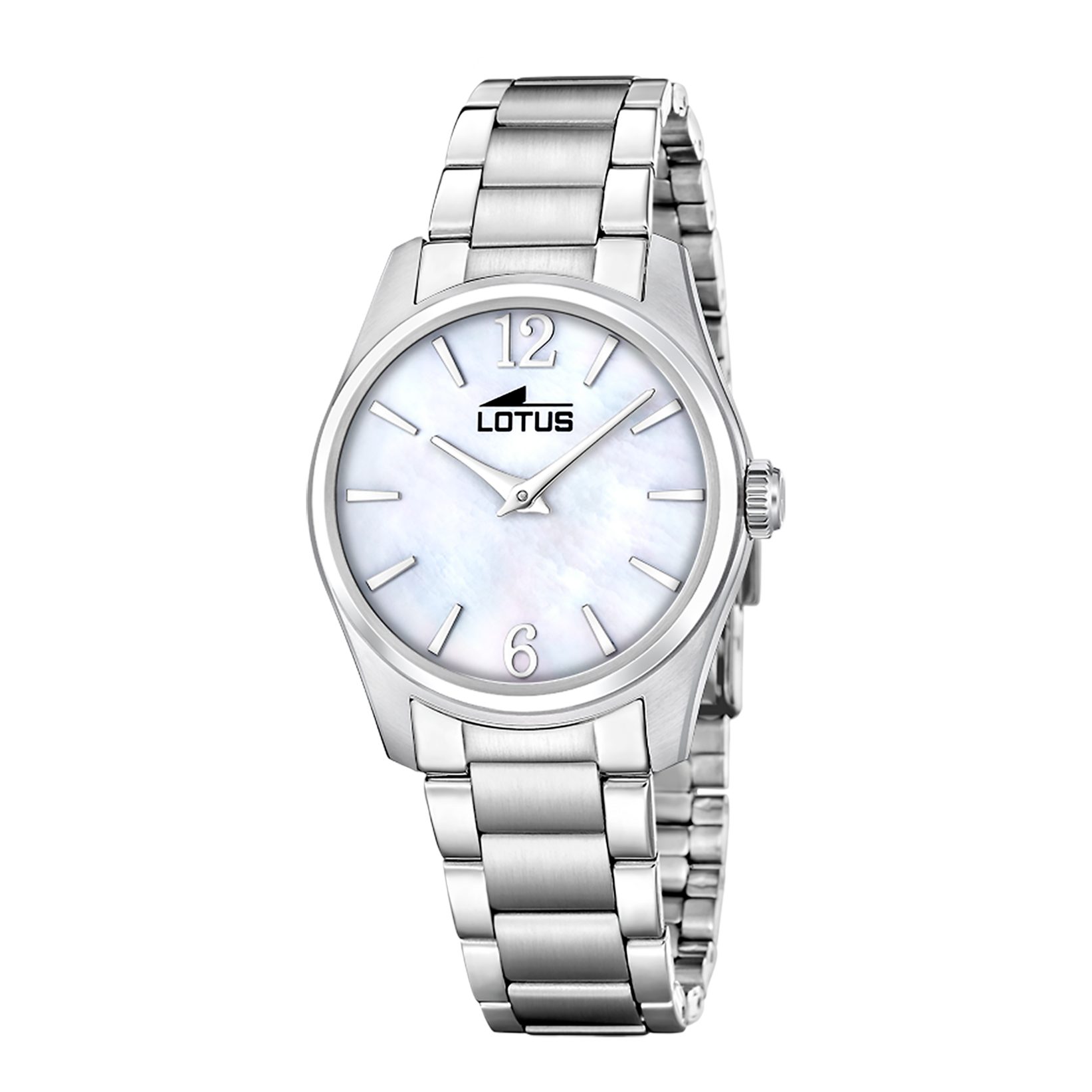 Lotus Quarzuhr Classic Steel 19061_1, Armbanduhr, Damenuhr, Edelstahlarmband, analog