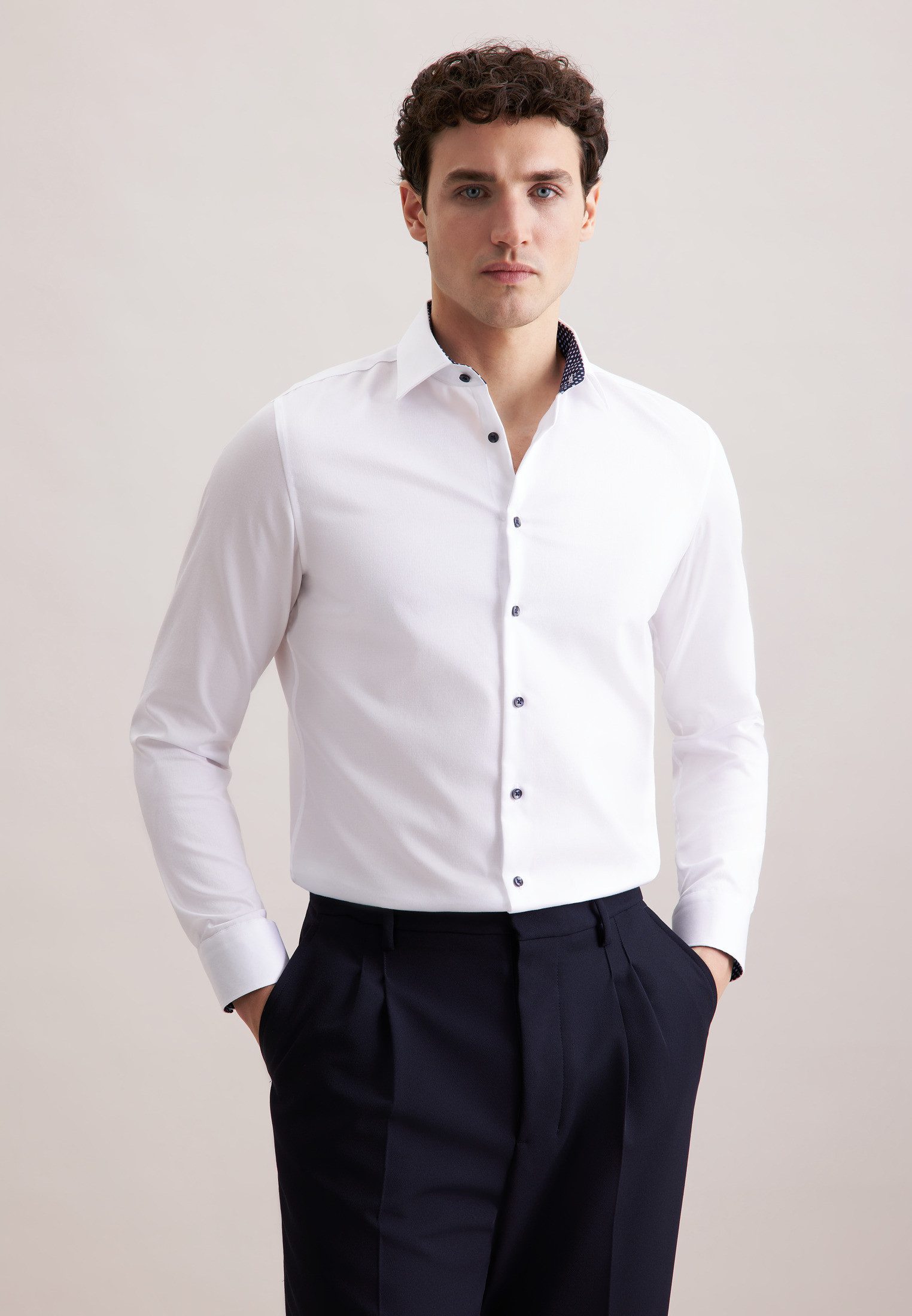 seidensticker Businesshemd Schwarze Rose Slim 1/1 günstig online kaufen