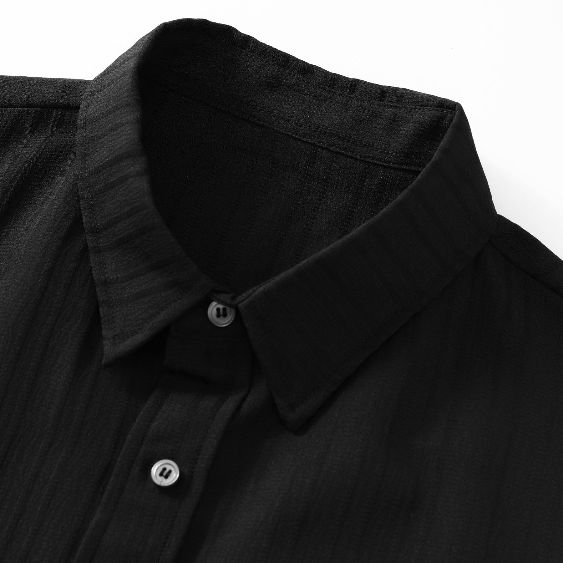 Allthemen Kurzarmhemd Herren Sommerhemd mit 3D Wellenstruktur Freizeithemd Relaxed Fit