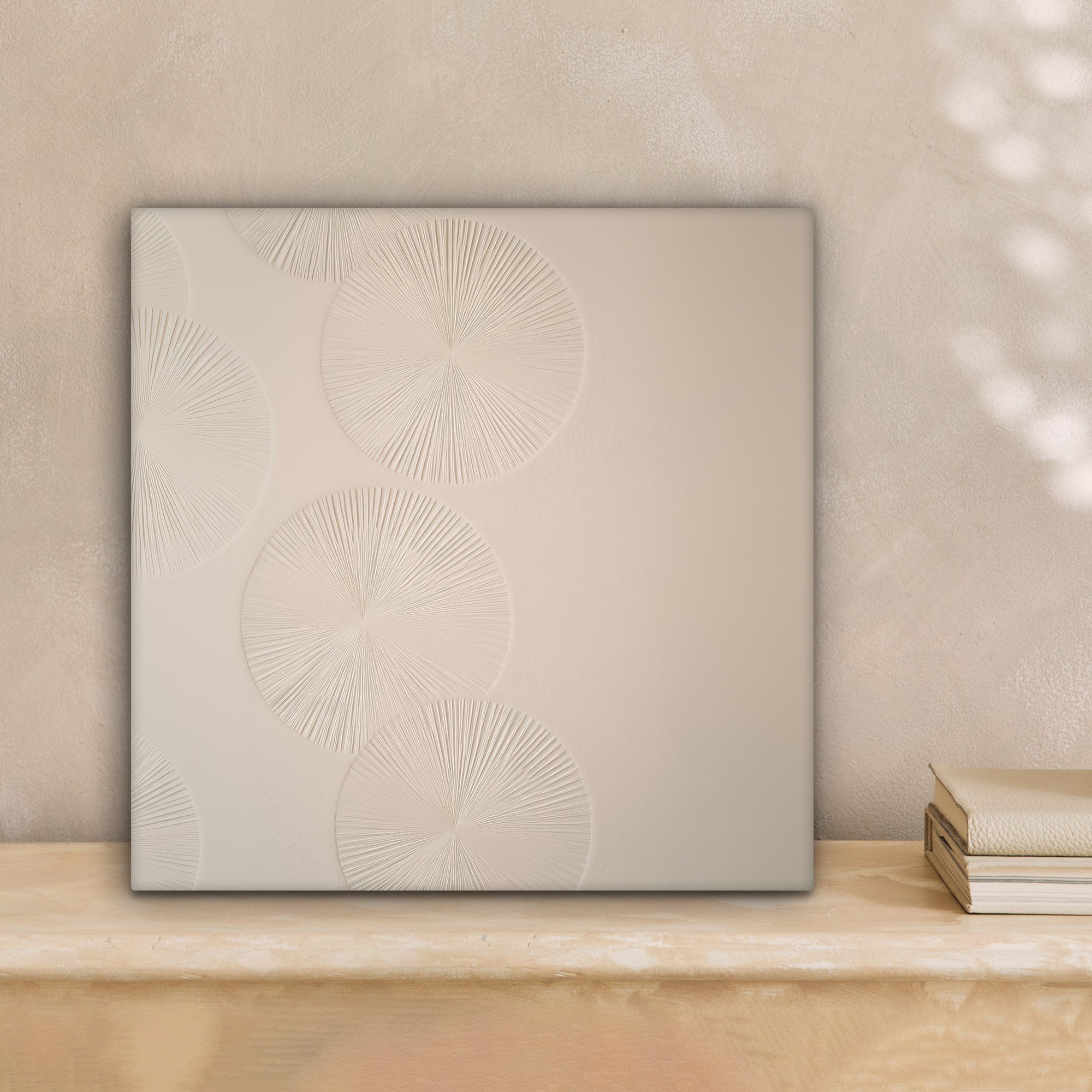 OneMillionCanvasses® Leinwandbild Japandi - Beige - Modern, Fotodruck (1 St günstig online kaufen