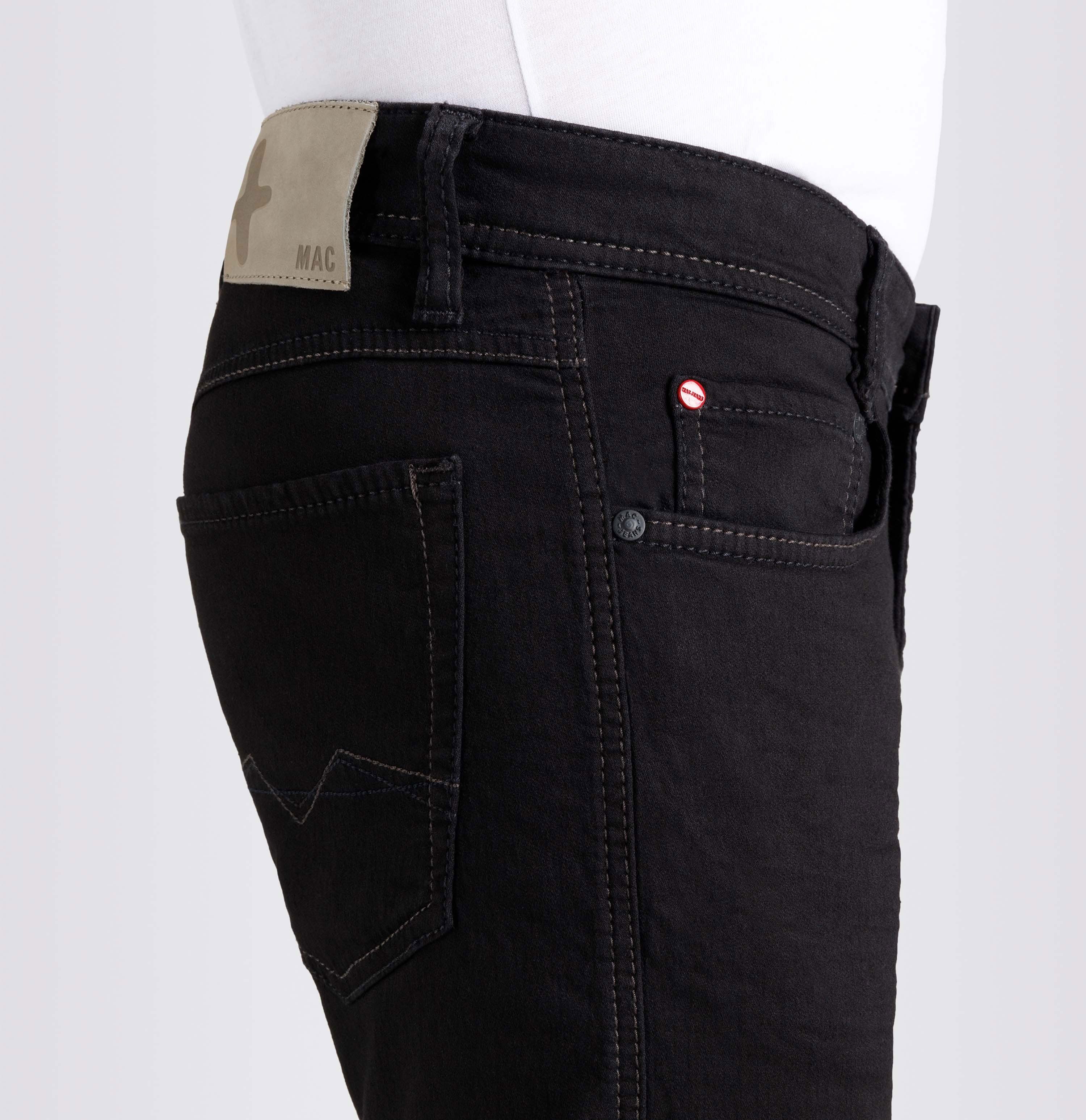 MAC 5-Pocket-Jeans Black Light Clean Black 0994L Denim Sweat Jeans H896 Jog'n