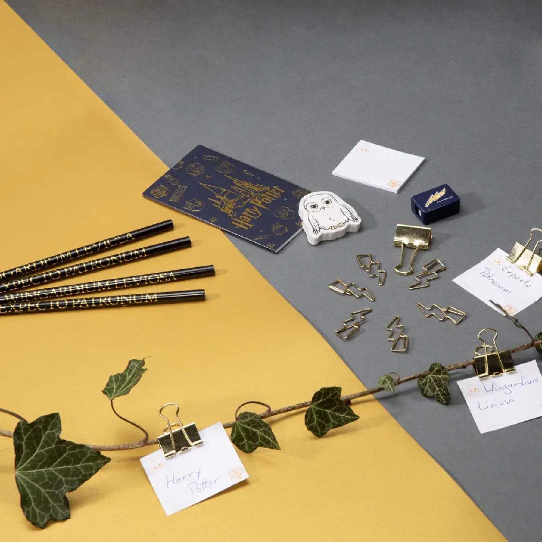 Harry Potter Buntstift - Schreibwarenset Schulzubehör Set für Schule Zuhause unterwegs, (12-tlg)