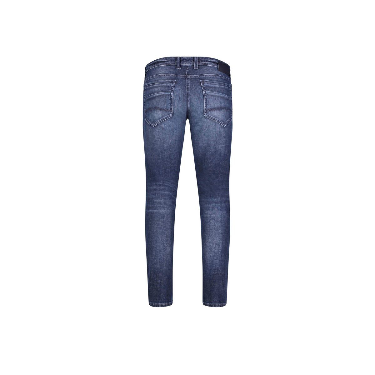 Straight-Jeans (1-tlg) regular MAC blau