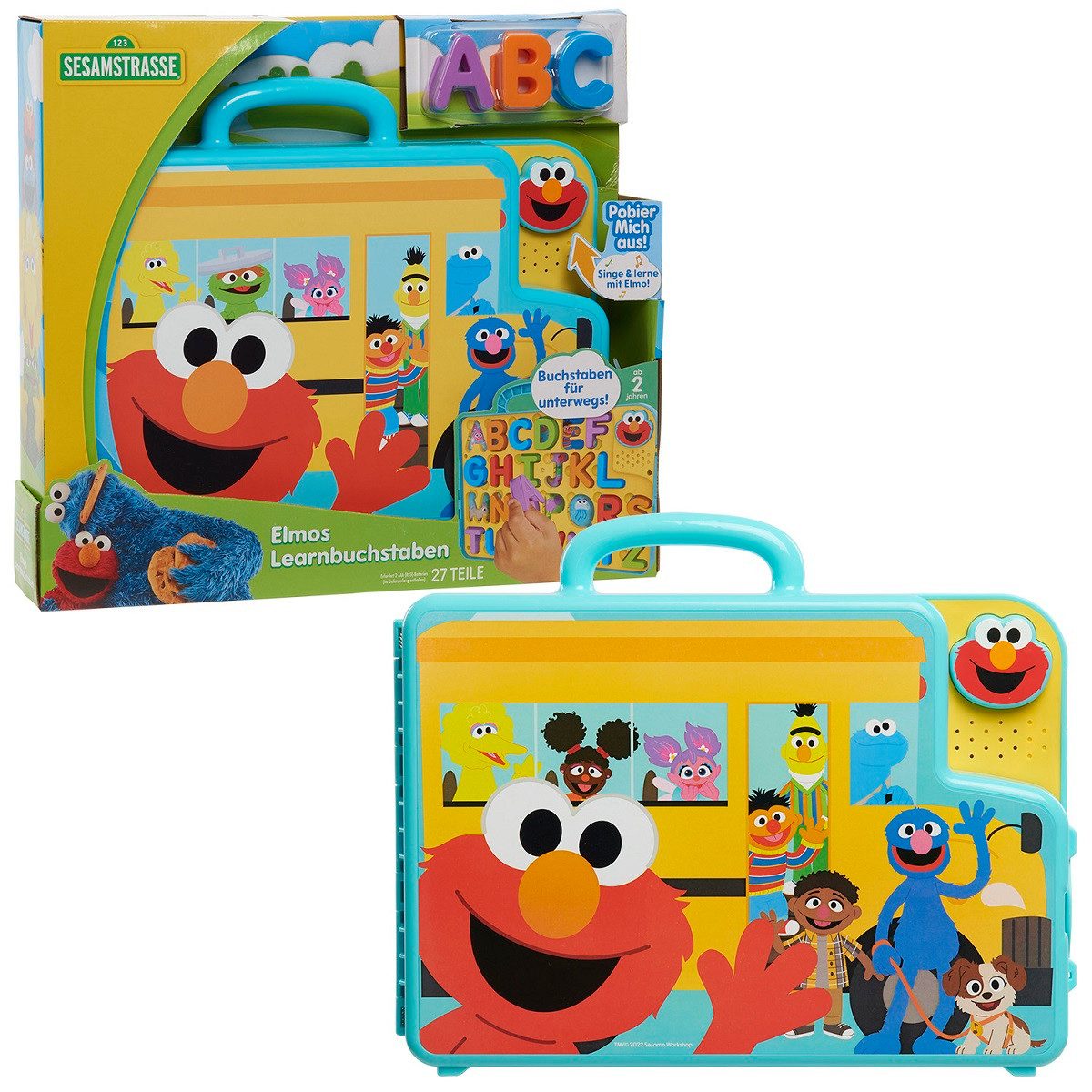 JustPlay Spielfigur Sesamstrasse Elmos Learning Letters (Bus / Lernbus)