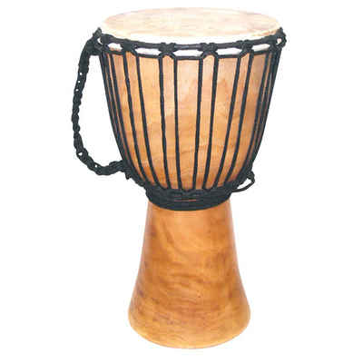 Terré Trommel Djembé, Aus einem Stück Mahagoniholz gefertigt