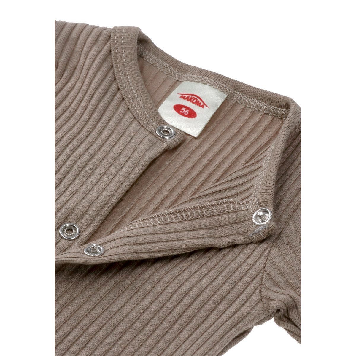 Makoma Strampler Ripp Unisex Kinder Einteiler, Overall, Babyanzug, Babyoverall, Babyanzug