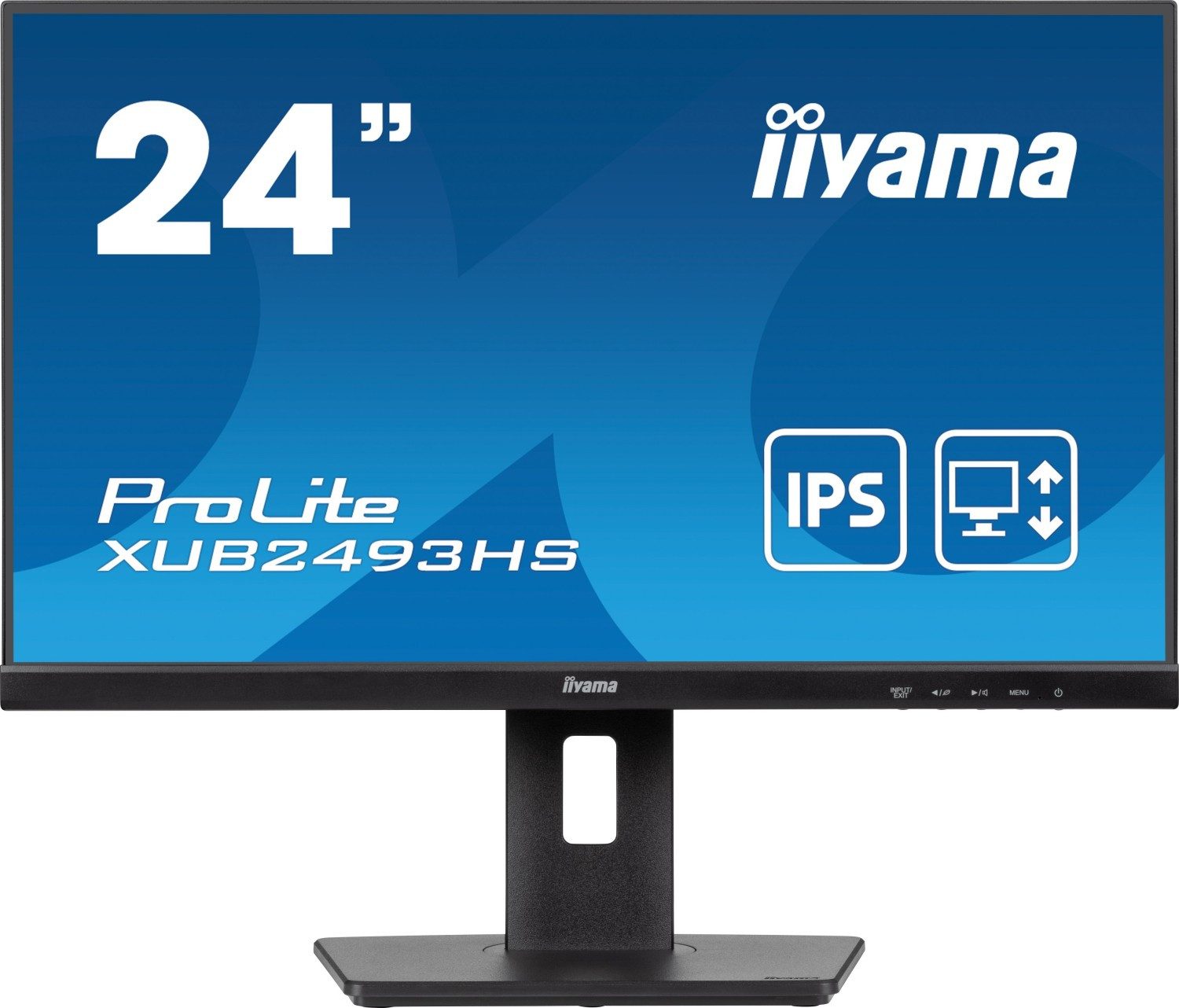 Iiyama iiyama ProLite XUB2493HS 24" Neuware mit beschädigter Verpackung LED-Monitor (1920x1080 px, FHD, 0.5 ms Reaktionszeit, 100 Hz, IPS)