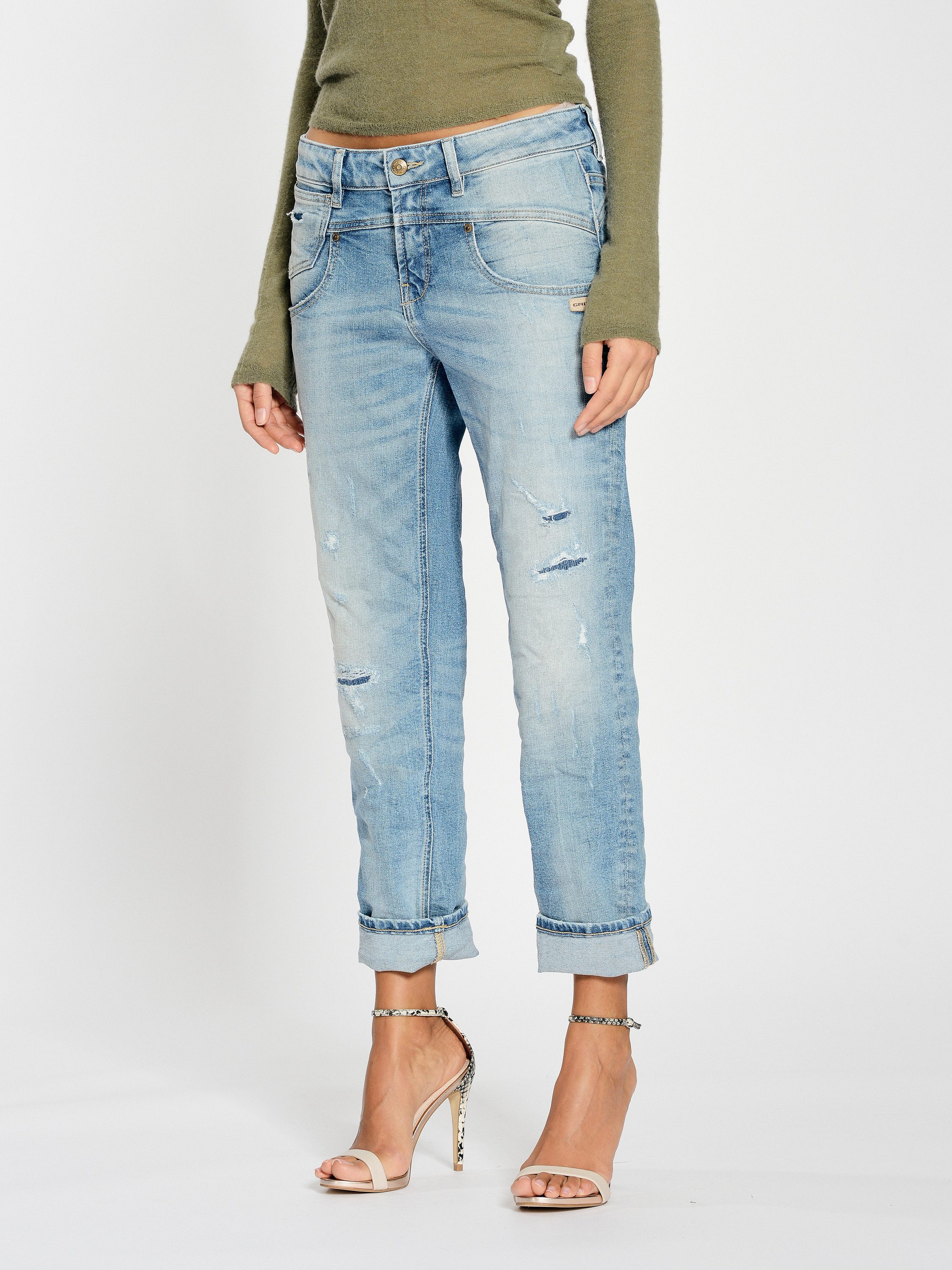 GANG Loose-fit-Jeans GANG Jeans Loose Fit 94BO CROPPED