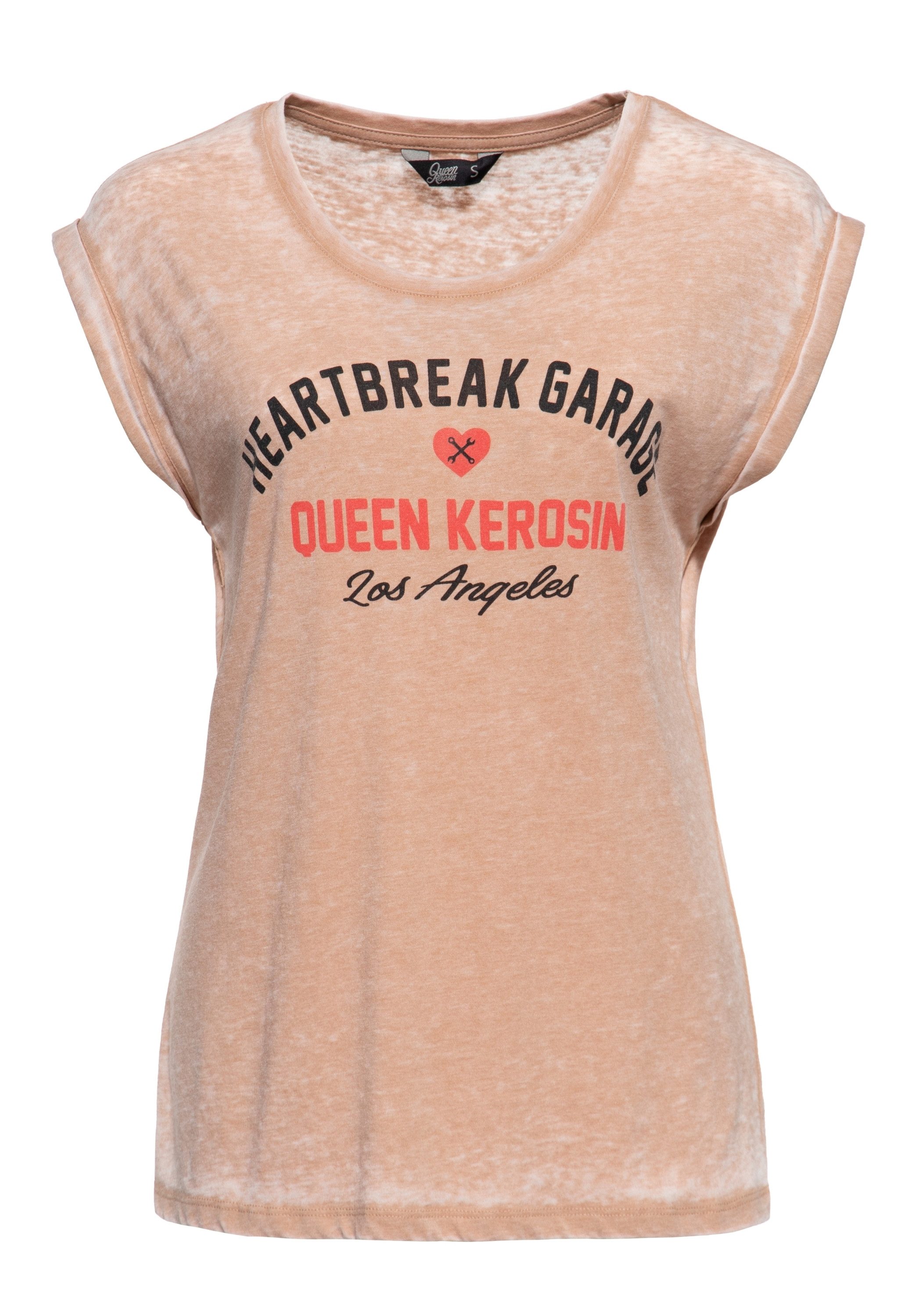 QueenKerosin T-Shirt Heartbreak Garage (1-tlg) mit günstig online kaufen